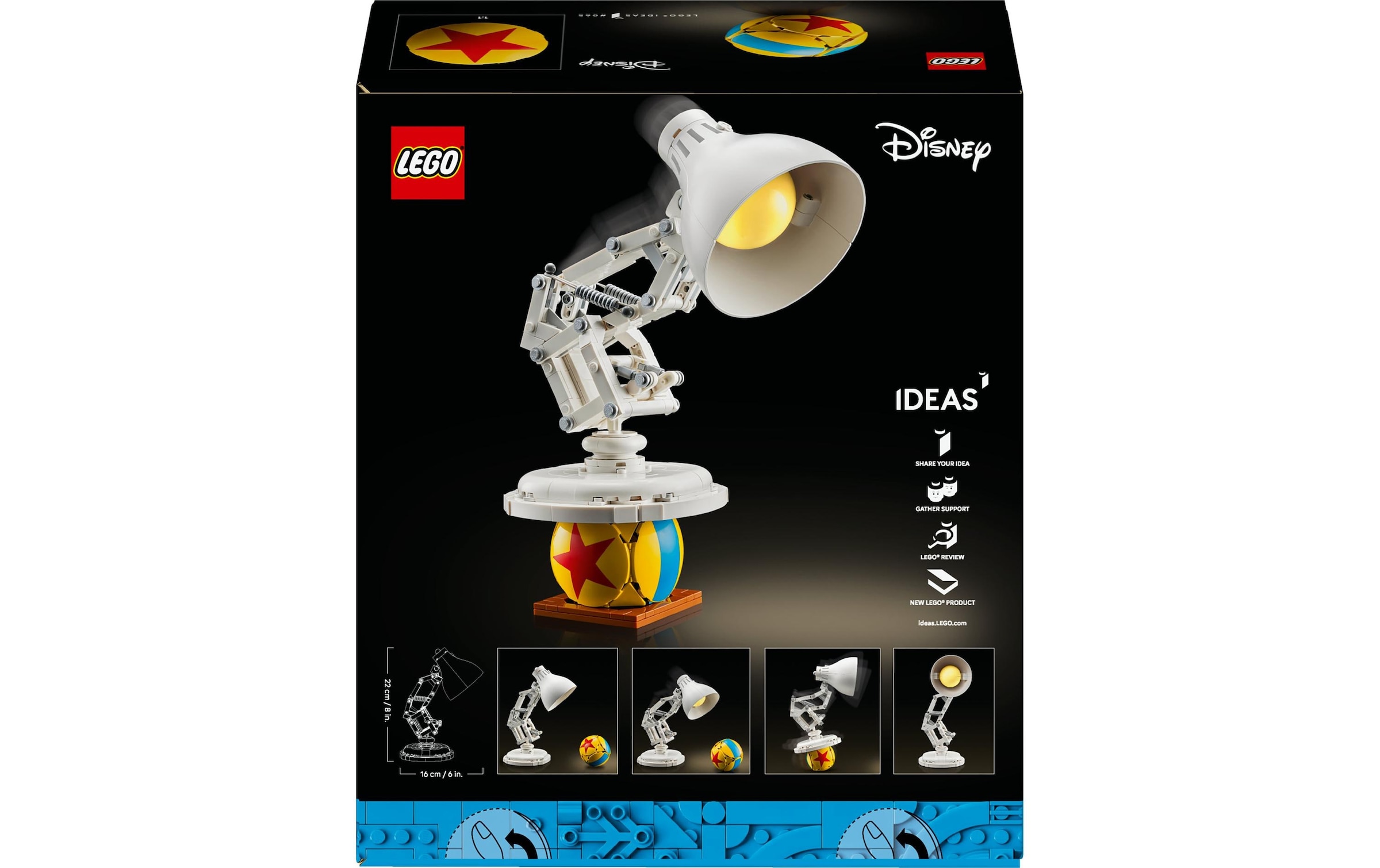 LEGO® Briques de jeu »Ideas Disney Pixar Luxo Jr. 21357«