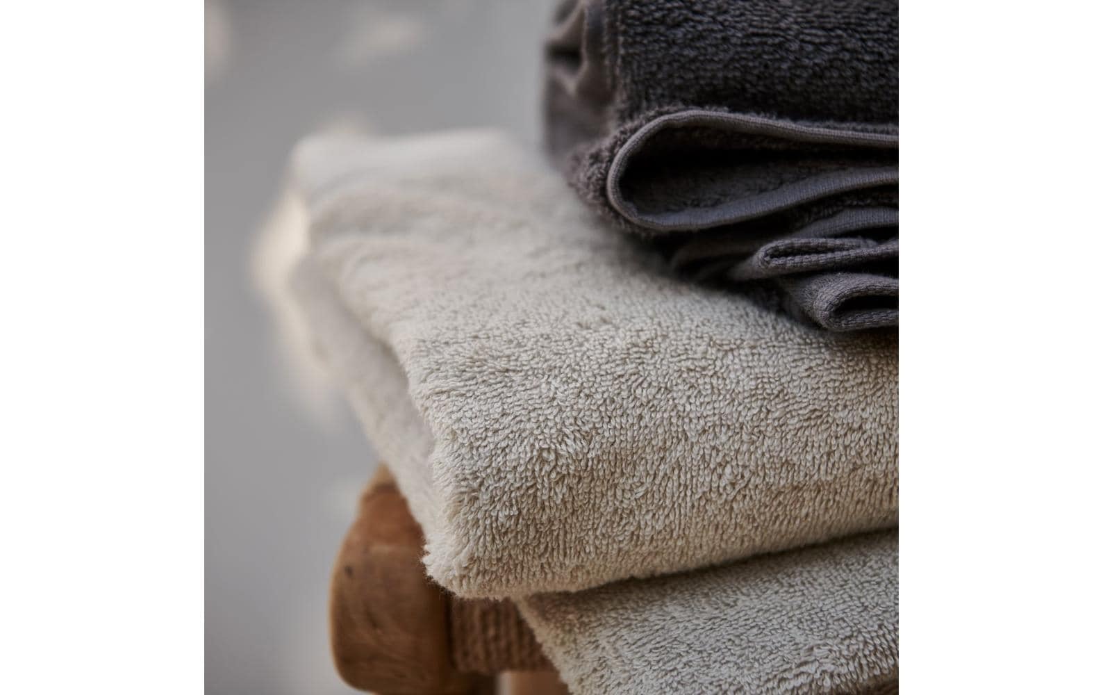 Urbanara Set de serviettes »Faia 4-teilig« 4 cuis Éponge