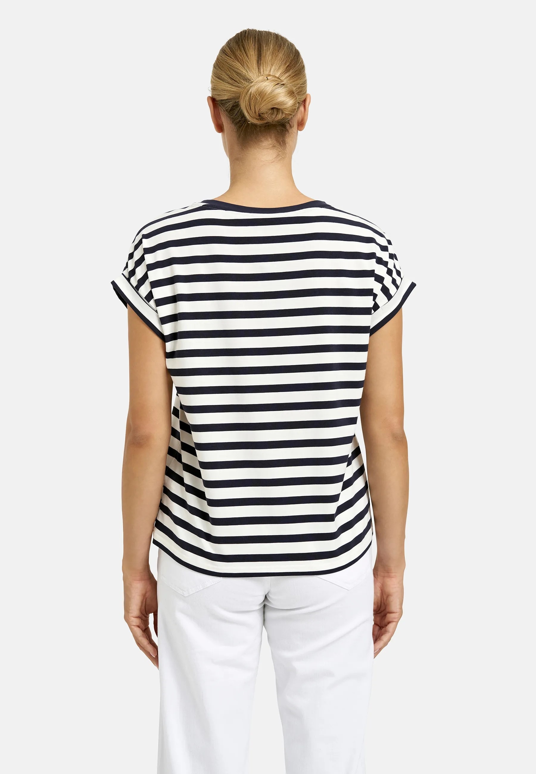 Smith & Soul T-shirt im gestreiften Design, Rundhalsform