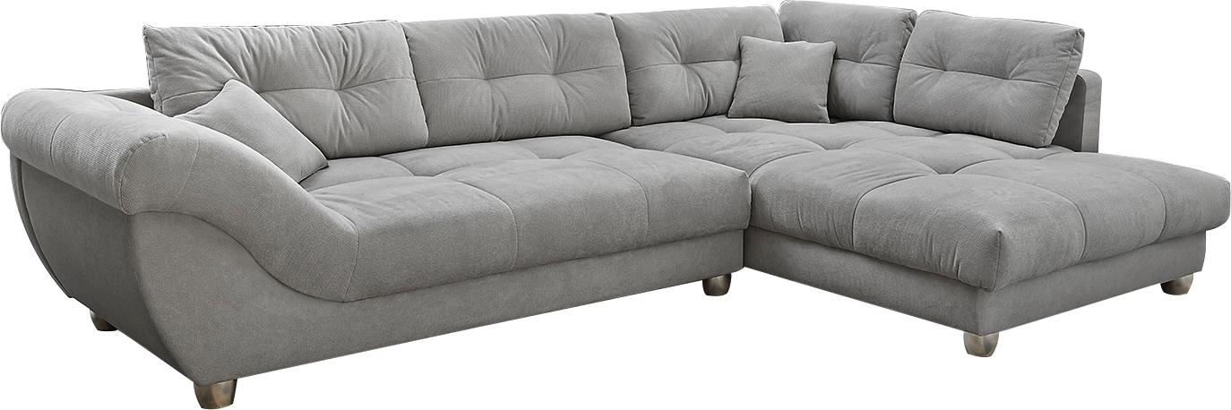 Jockenhöfer Gruppe Canapé d'angle »Siena L-Form, B: 346 cm« avec coussins décoratifs, grande surface pour s’asseoir et se coucher