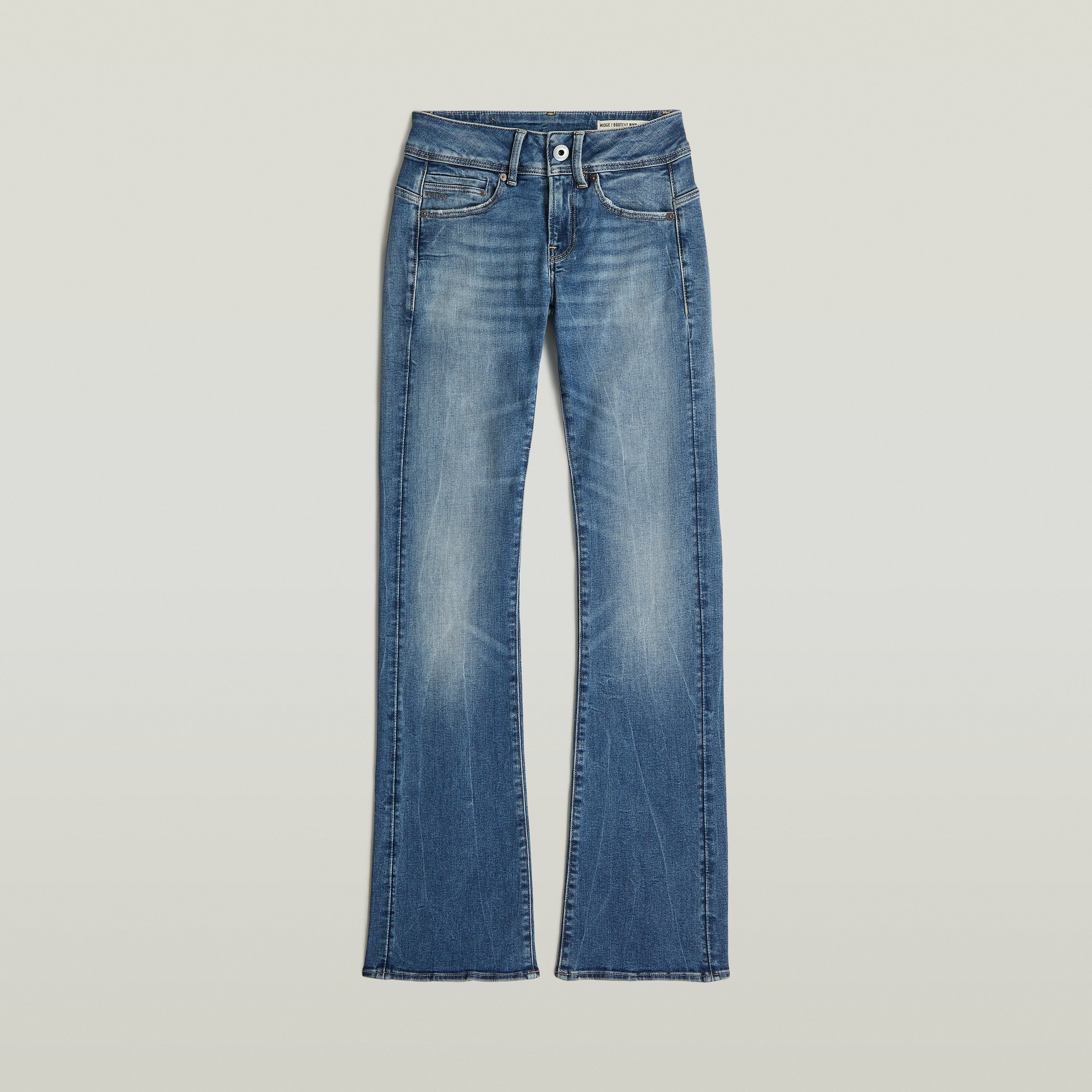 G-STAR Bootcut-Jeans »Midge« mit verstellbarem Riegel, mittelhoher Bund