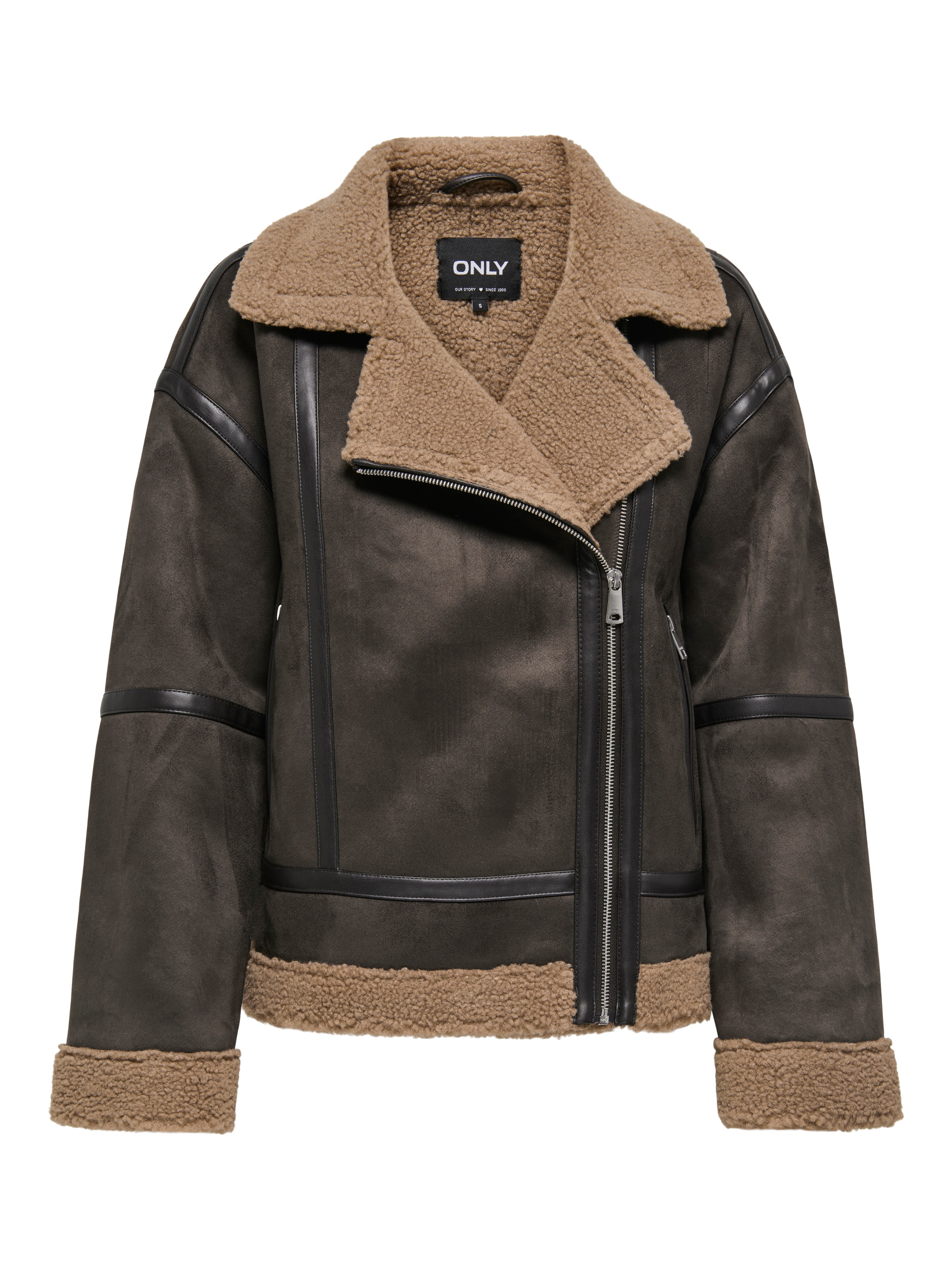 ONLY Pilotenjacke »ONLKENDRA BOND OVERSIZJACKET CC OTW« Kunstfaser