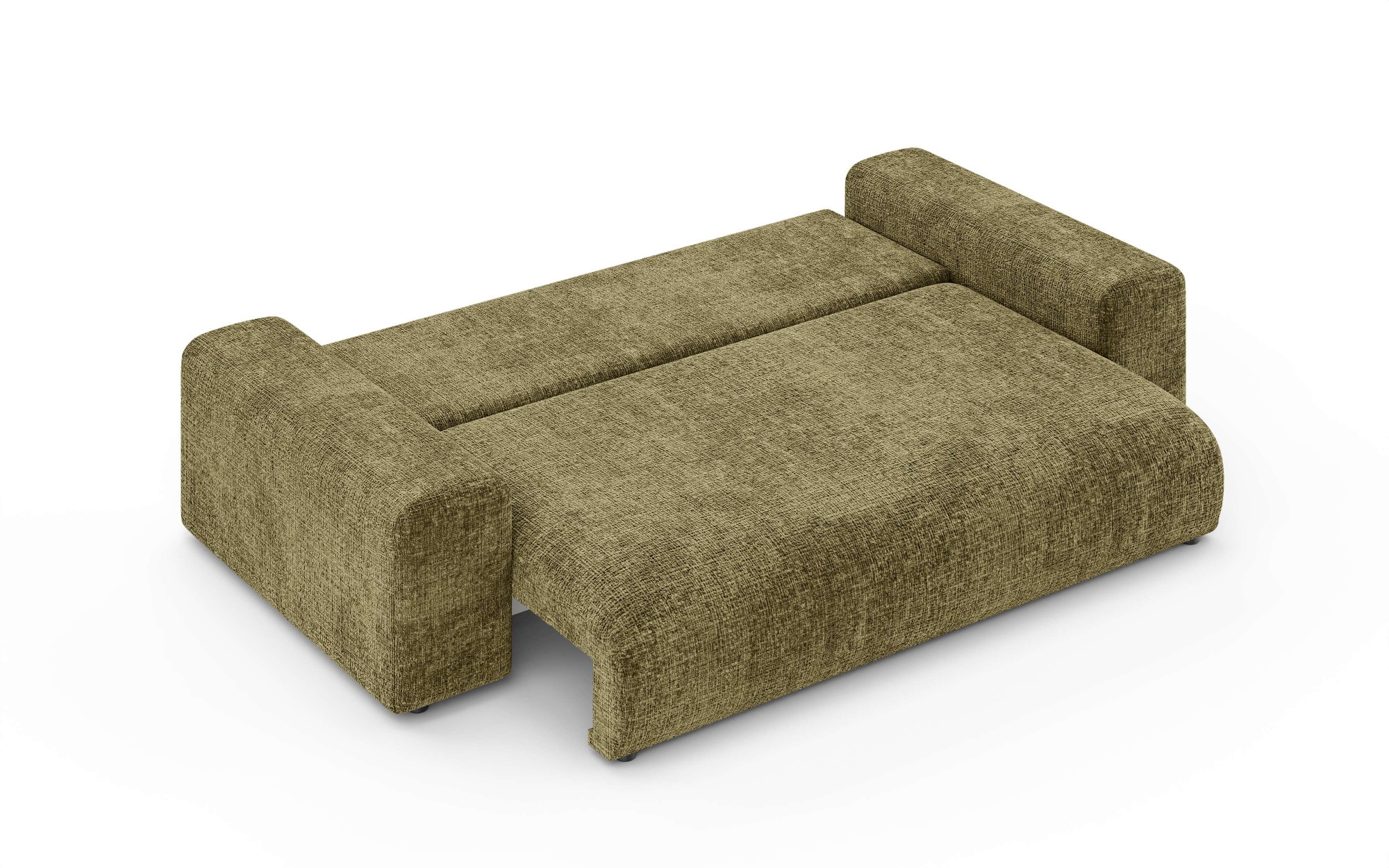 Home affaire Big-Sofa »LAKESIDE 3-Sitzer Schlafsofa mit Bettkasten, Breite 256,5 cm« Liegefläche 168,5x195 cm, hoher Sitzkomfort, Masse B/T/H: 256/122/82cm