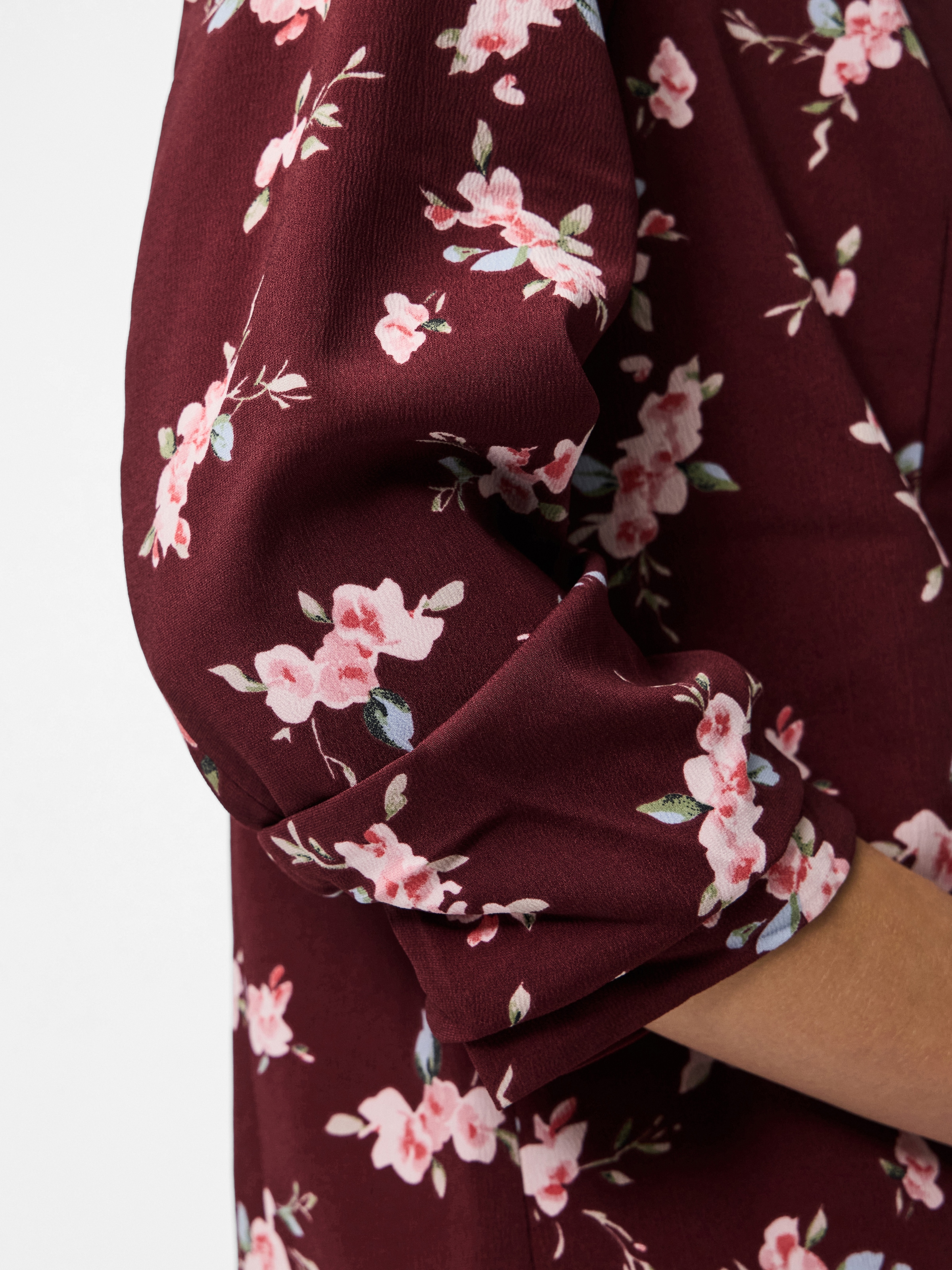 pieces Blazer chemisier »PCBOSELLA 3/4 PRINTED BLAZER NOOS« mit 3/4 Ärmel