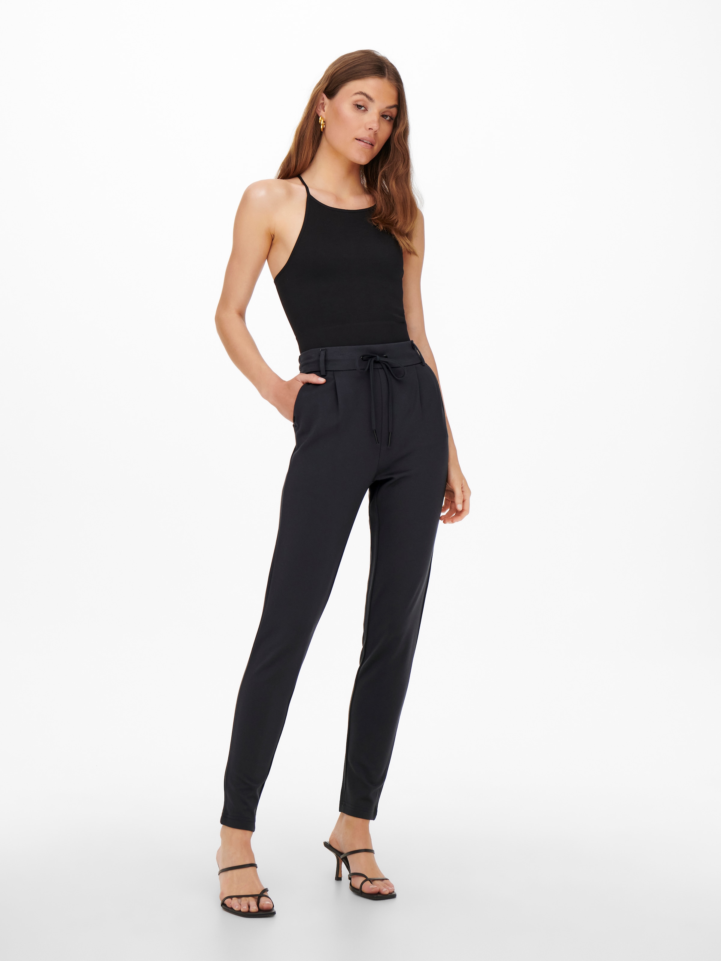 ONLY Jogger Pants »ONLPOPTRASH LIFE EASY COL PANT PNT NOOS«  mit elastischem Bund und Kordelzug