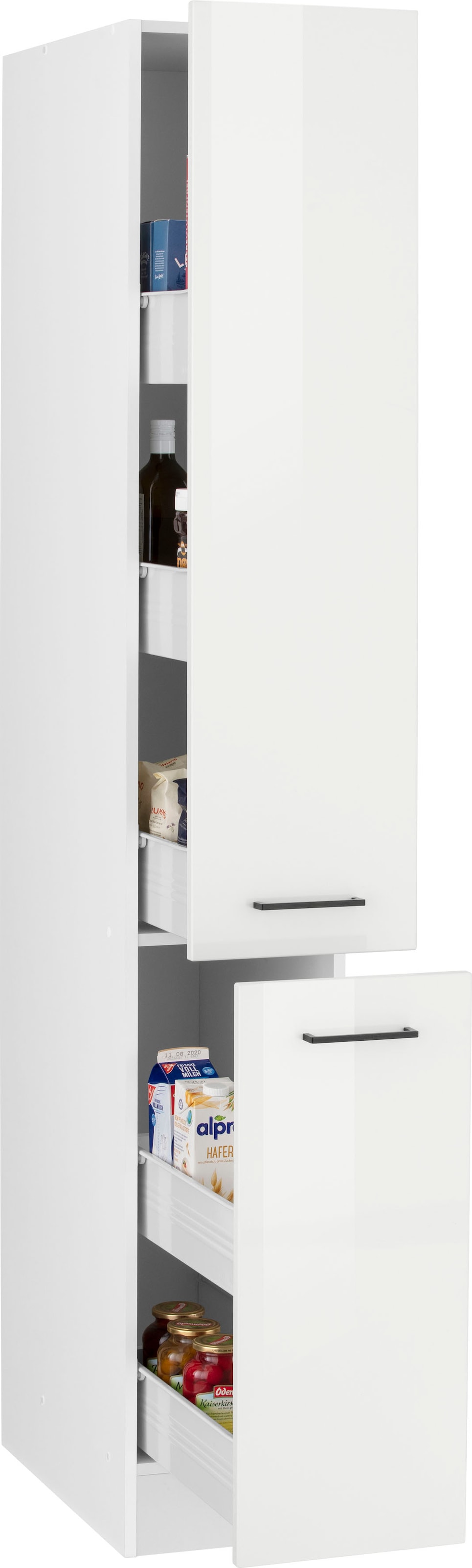 KOCHSTATION Armoire à pharmacie »KS-Trier« 30 cm de large, 200 cm de haut, avec 2 tiroirs et 5 étagères