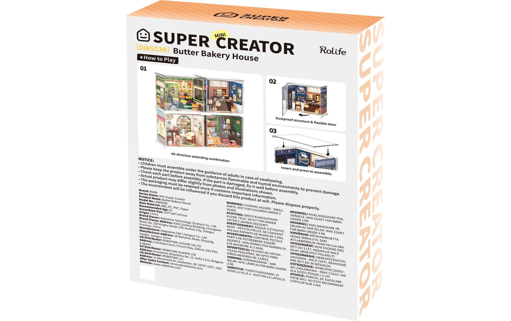   Modellbausatz »RoboTime Butter Bakery House«