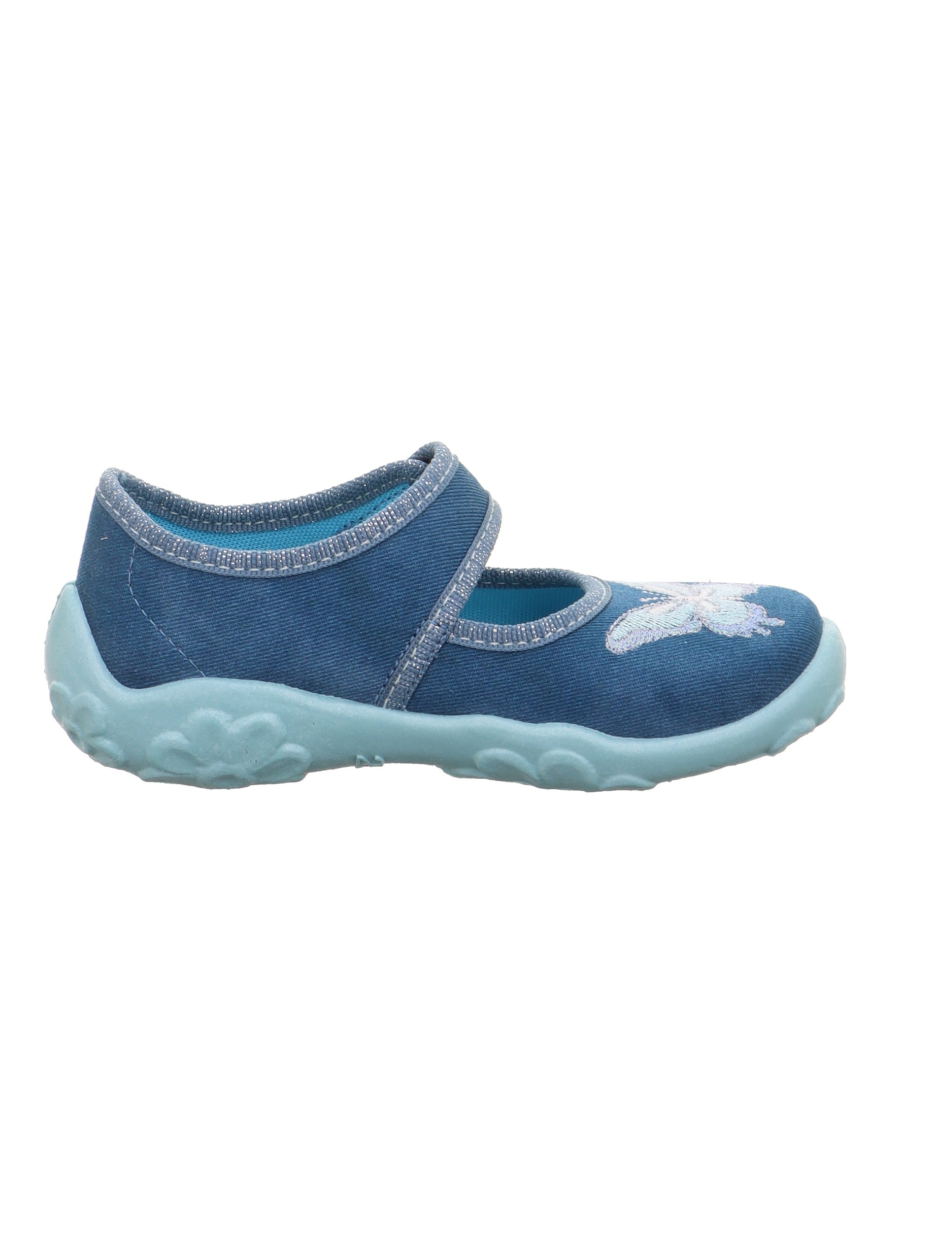 Superfit Chausson »BONNY, WMS: mittel«  Chaussure de maternelle avec fermeture velcro, gabarit de taille à télécharger