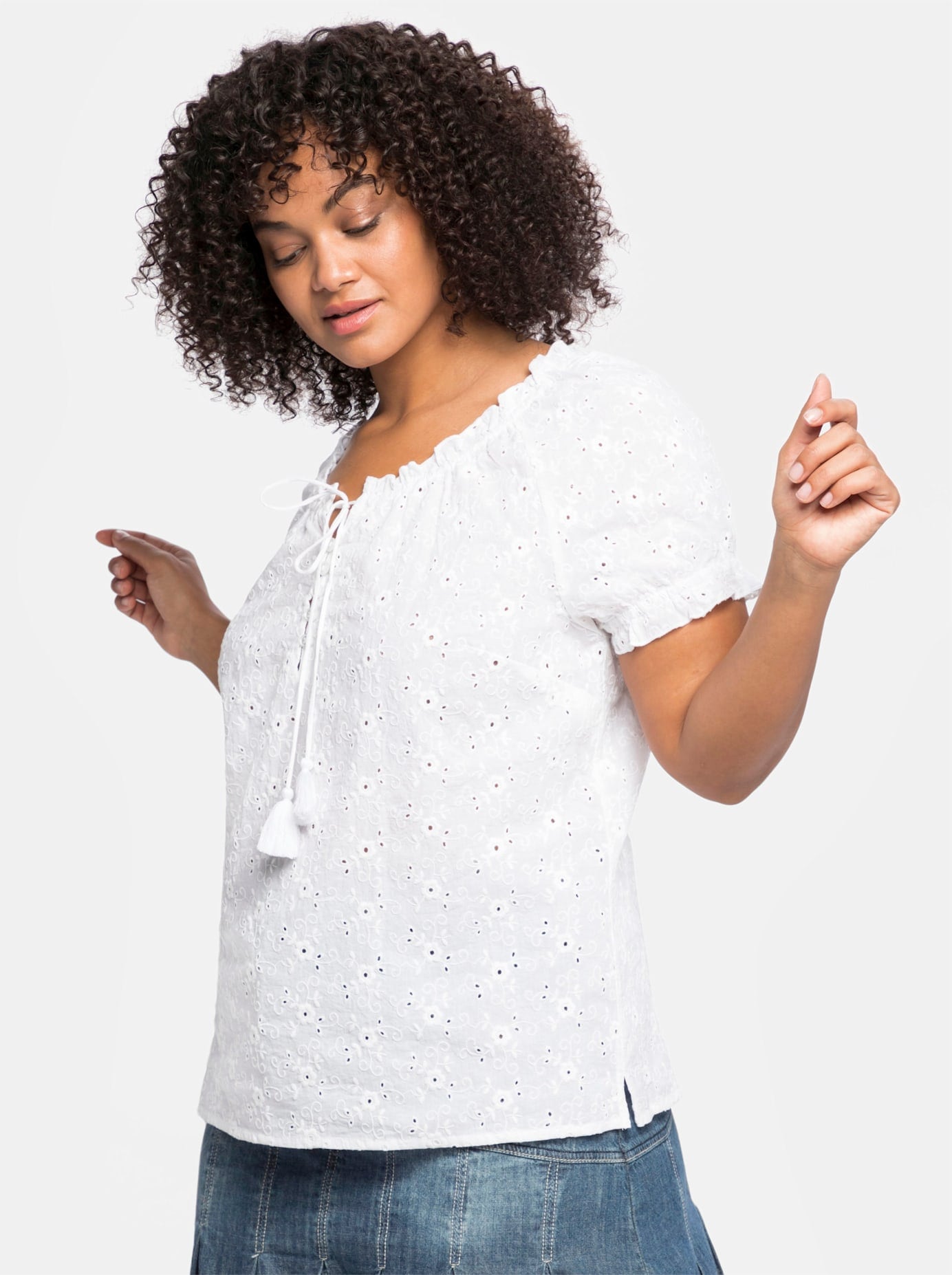 sheego by Joe Browns Blouse à manches courtes