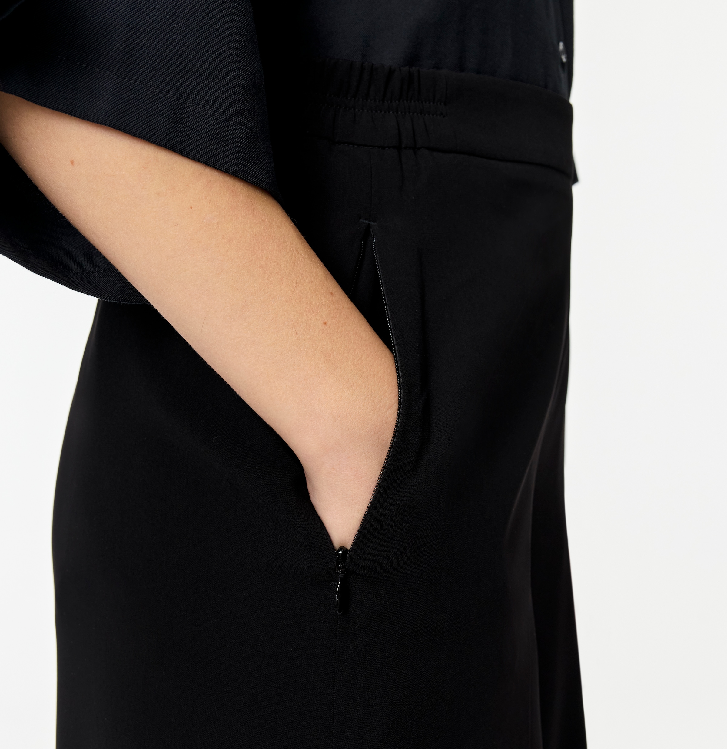 MAC Stretch-Hose »CORALIE«  Seitliche Eingrifftaschen mit Reissverschluss