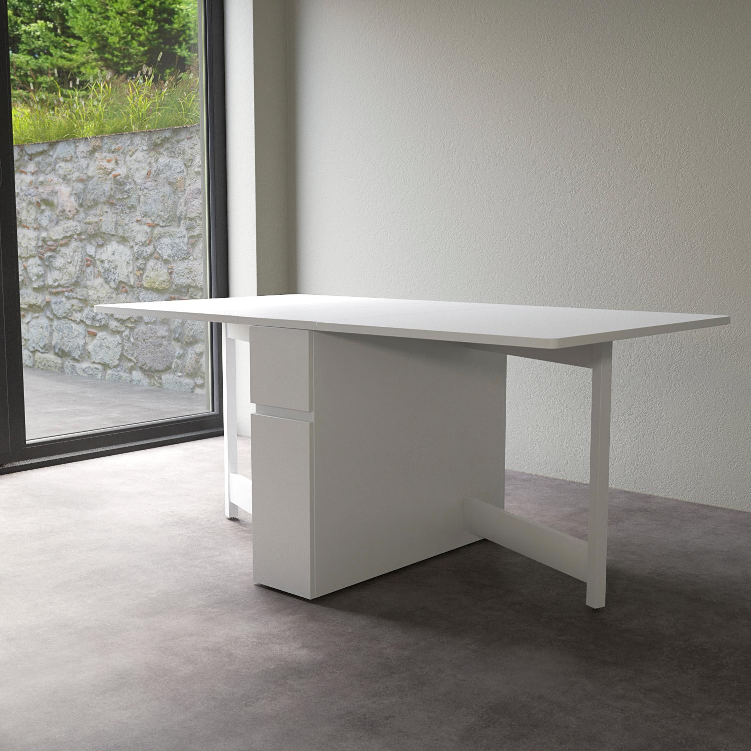 Woodman Table de salle à manger »Jasper« mit einer rechteckigen Tischplatte und Auszugsfunktion, Breite 90 cm