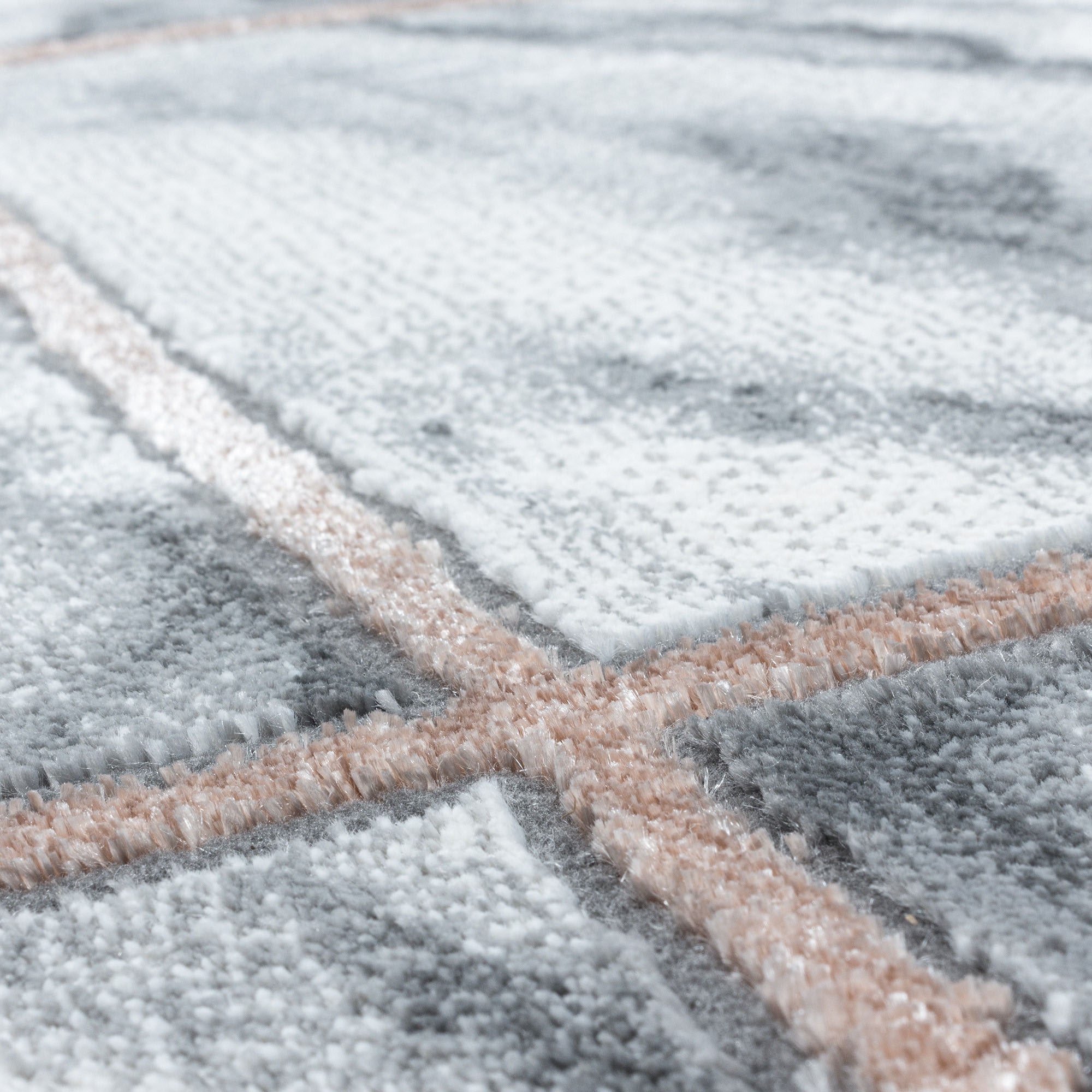 Ayyildiz Teppiche Tapis »NAXOS 3816« Rectangulaire 12 mm Höhe Läufer, Marmor Optik, Kurzflor, Wohnzimmer