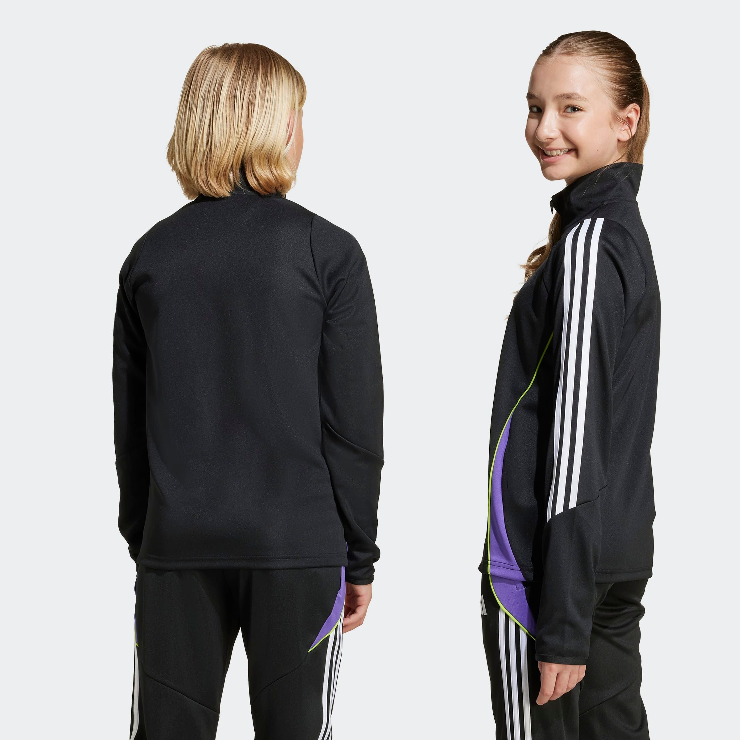 adidas Performance Trainingsshirt »TIRO 24 KIDS TRAININGSOBERTEIL« schmaler Schnitt, mit Reissverschluss, atmungsaktiv