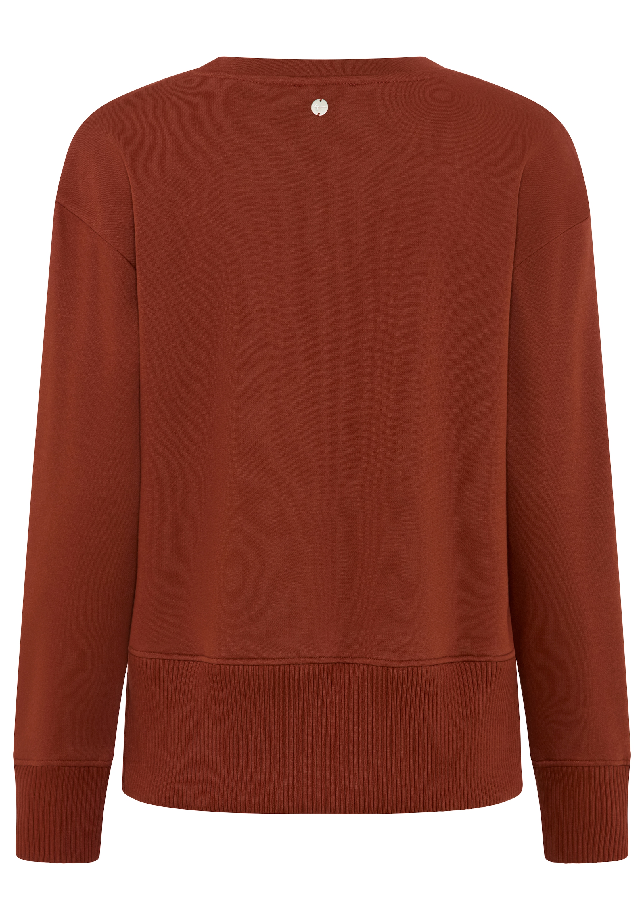 Tamaris Sweat-shirt »mit seitlichen Reissverschlüssen«, en coton élastique de qualité
