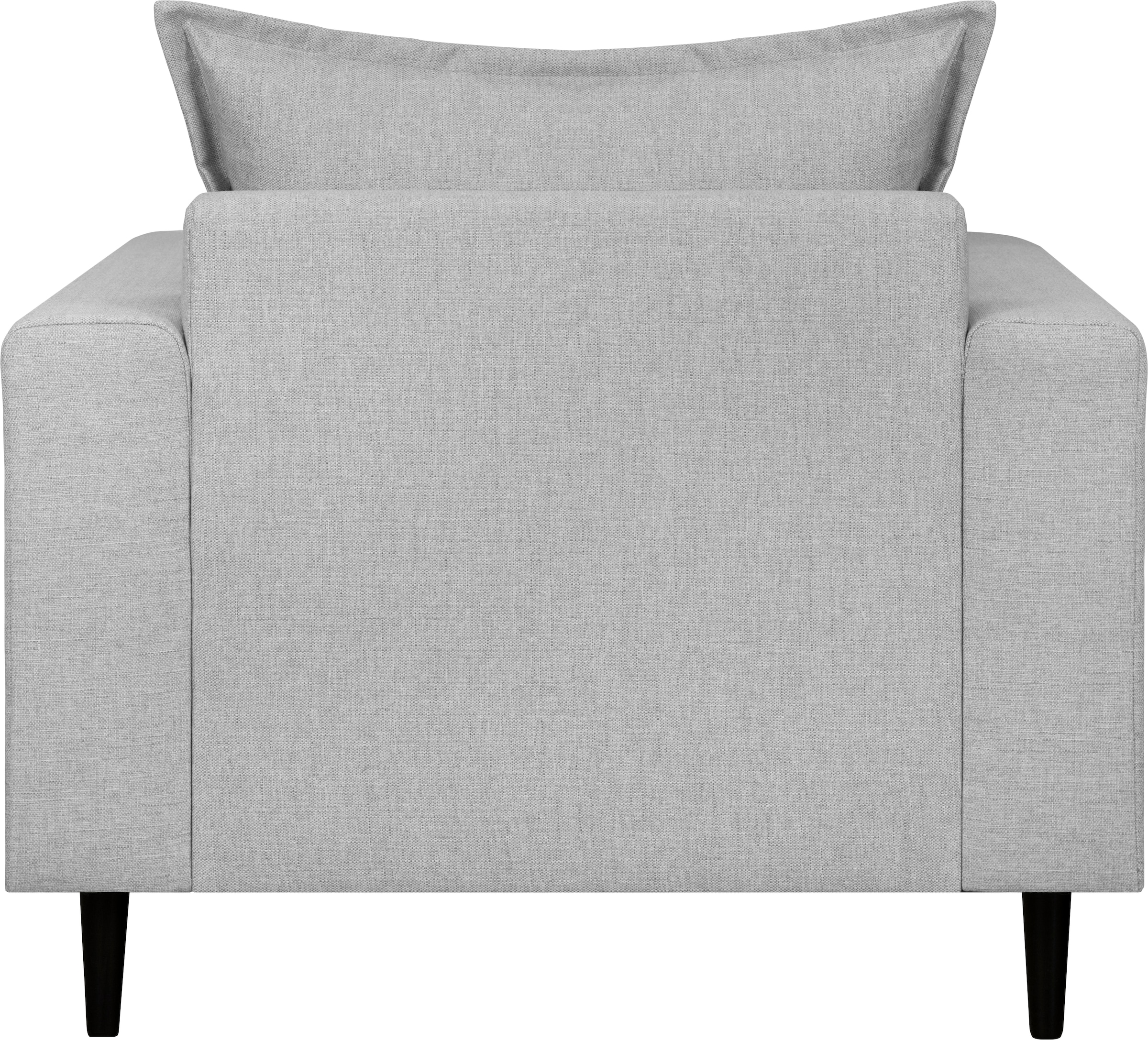 Home affaire Fauteuil »VEYRAS Loungesessel, Masse B/T/H: 95/84/76 cm« mit Wellenunterfederung, incl. Kissen