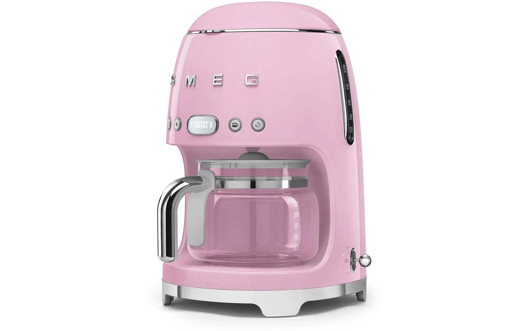 Smeg Machine à café filtre »DCF02PKEU« 1,25 litre Kaffeekanne 1x4