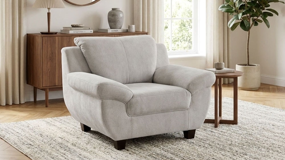 GOODproduct Sessel »Sillkeborg Sitzbreite: 49 cm, gemütlich und formschön« aus pflegeleichtem, weichem Luxus-Microfaser