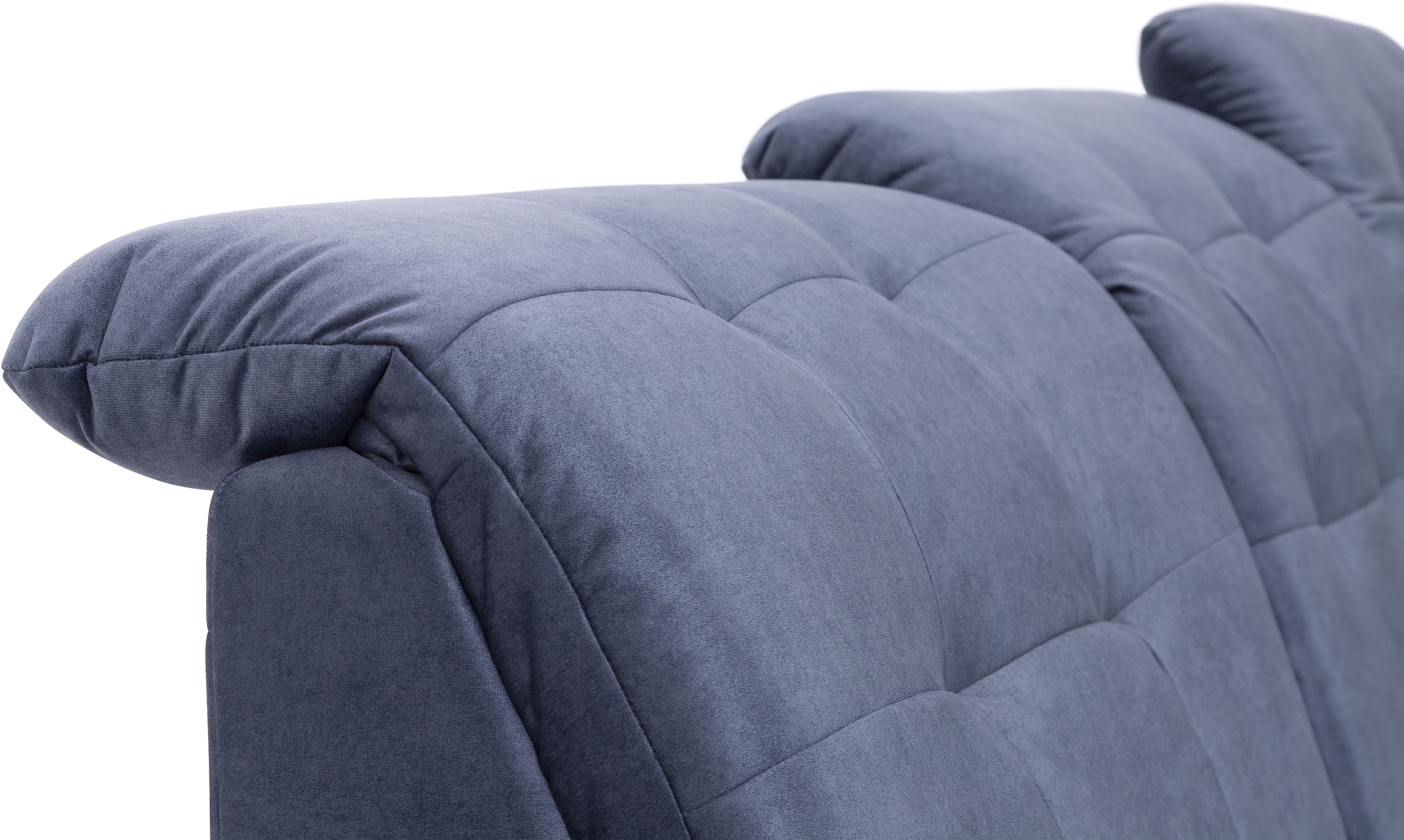 exxpo - sofa fashion Canapé d'angle »Derby Inkl. Kopfteilverstellung, wahlw. Bett & Bettkasten, L-Form« EXTRA an Komfort zum Relaxen, Entspannen und Wohlfühlen