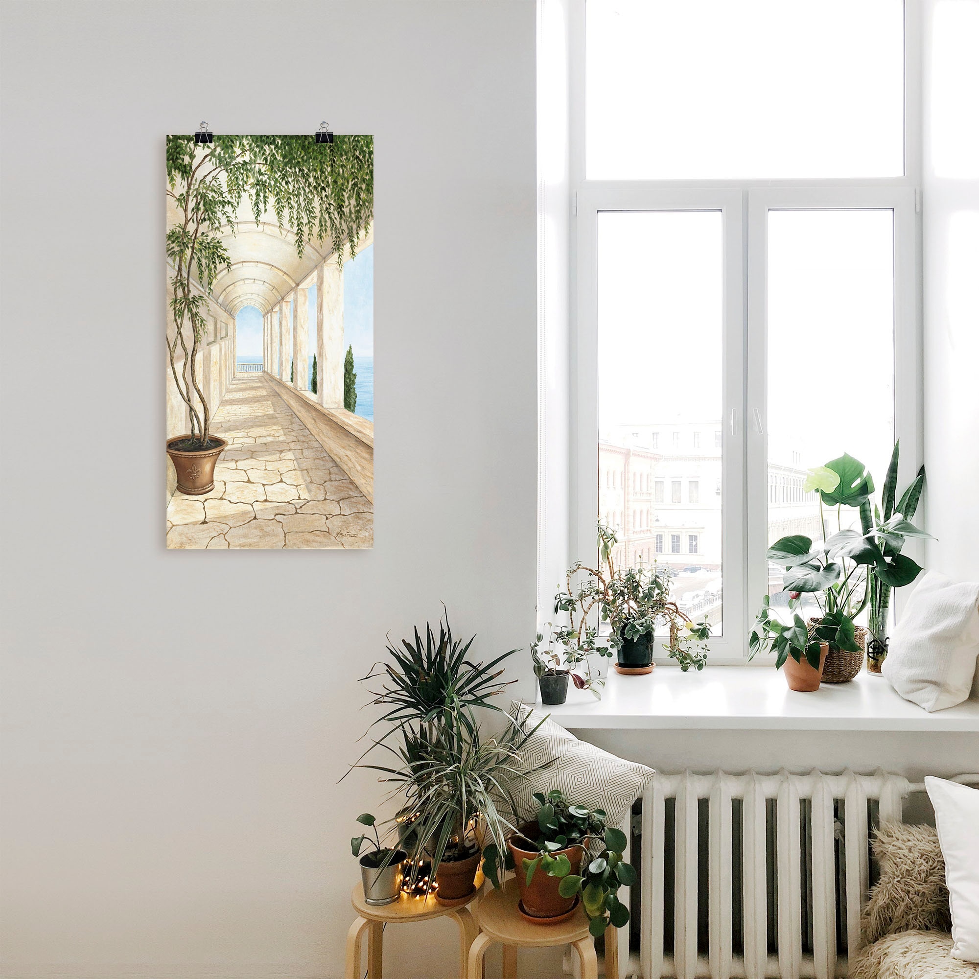 Artland Wandbild »Capri« Gebäude 1 Stk. tlg. als Alubild, Leinwandbild, Poster in verschied. Grössen