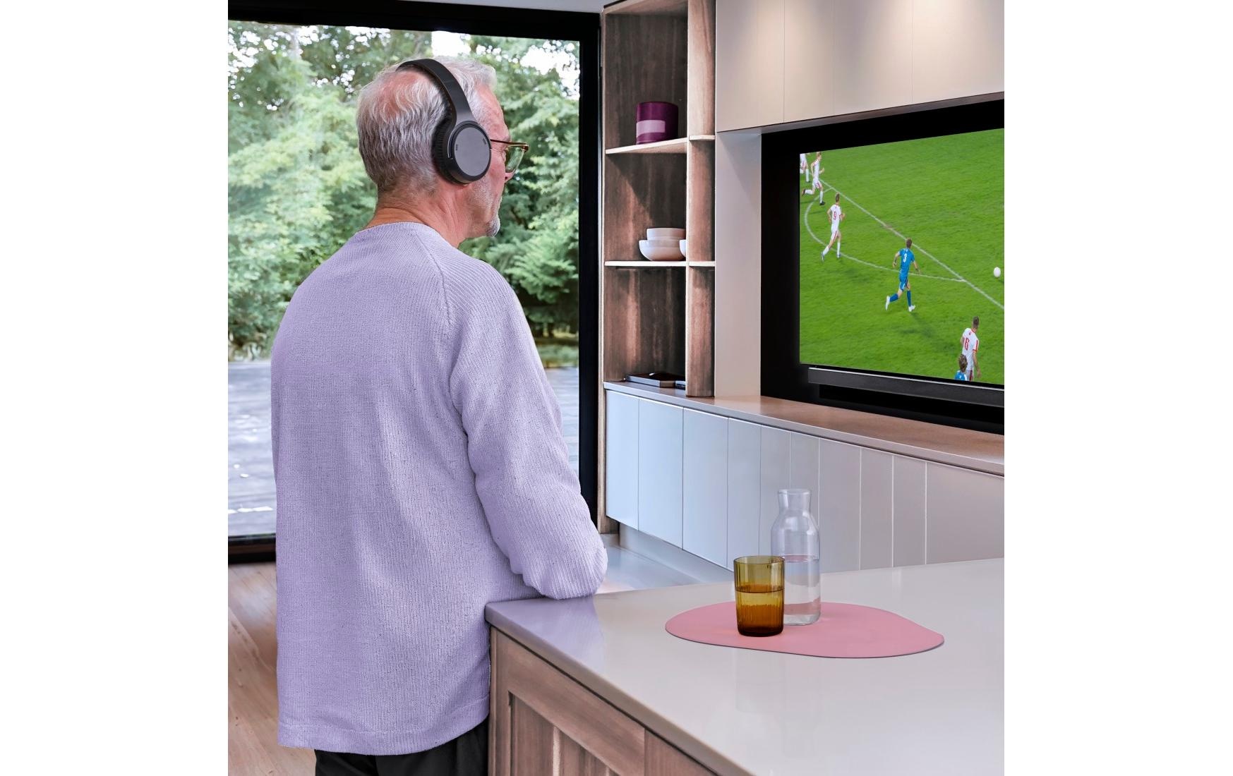   Over-Ear-Kopfhörer Active Noise Cancelling (ANC) eingebautes Mikrofon, Ladezeit: 2,5h