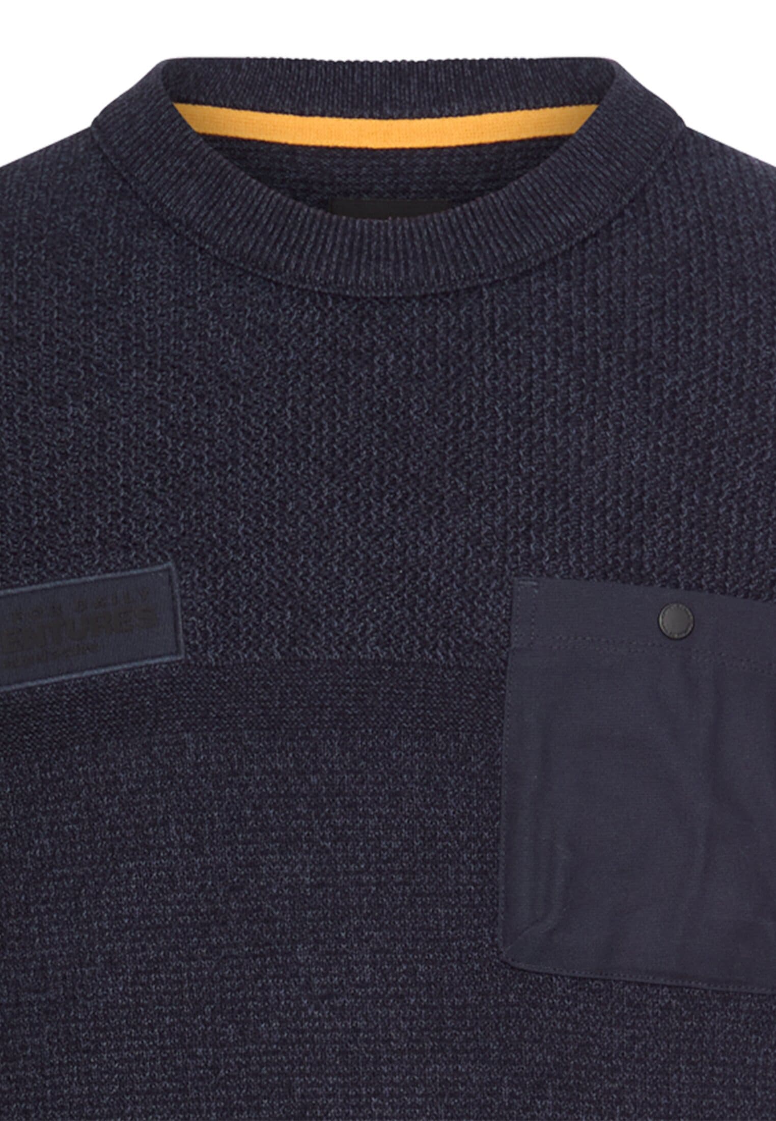 camel active Pull en tricot mit Rundhals