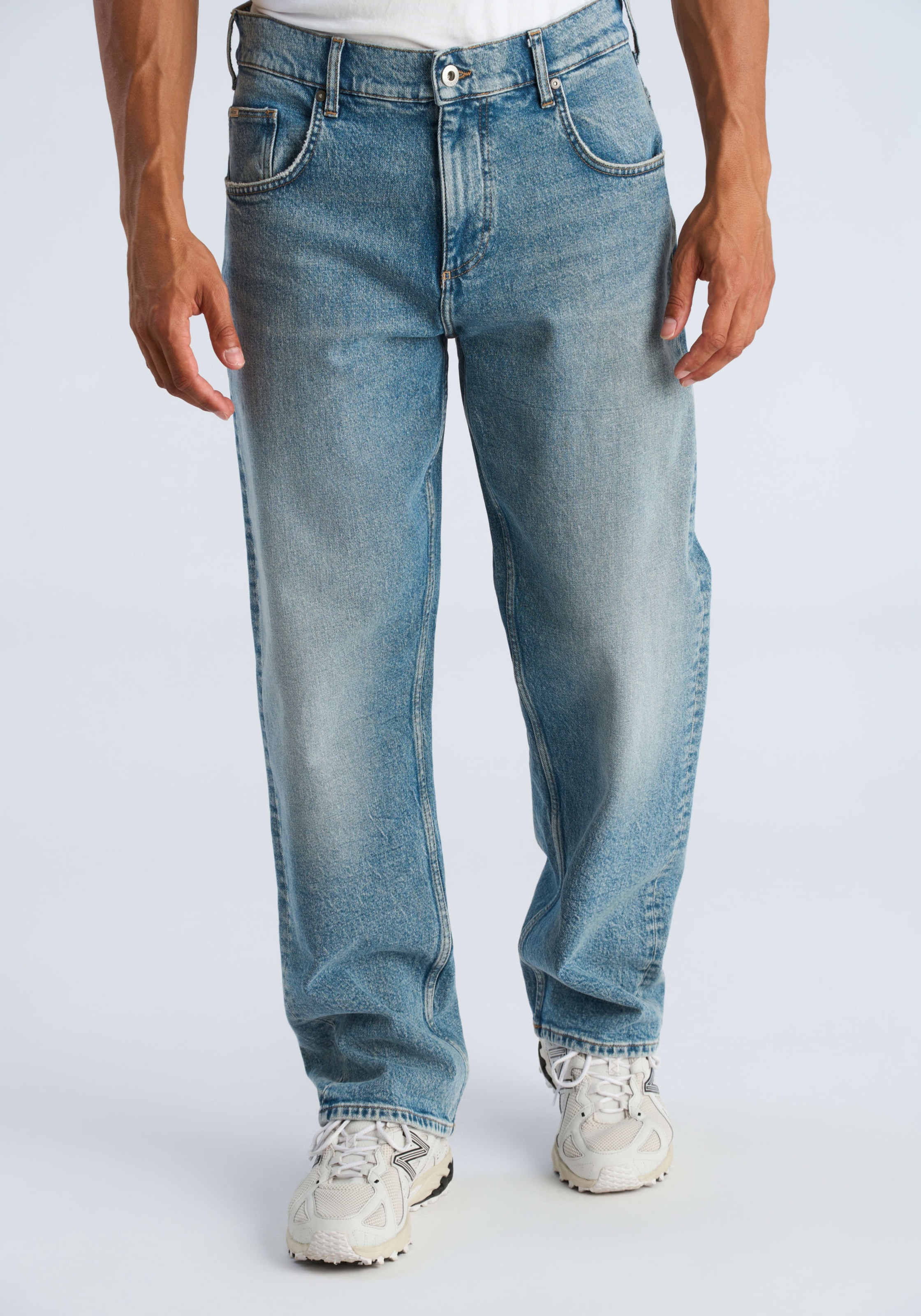 LINDBERGH Jeans à 5 poches Extra loose fit / Mit Stretch