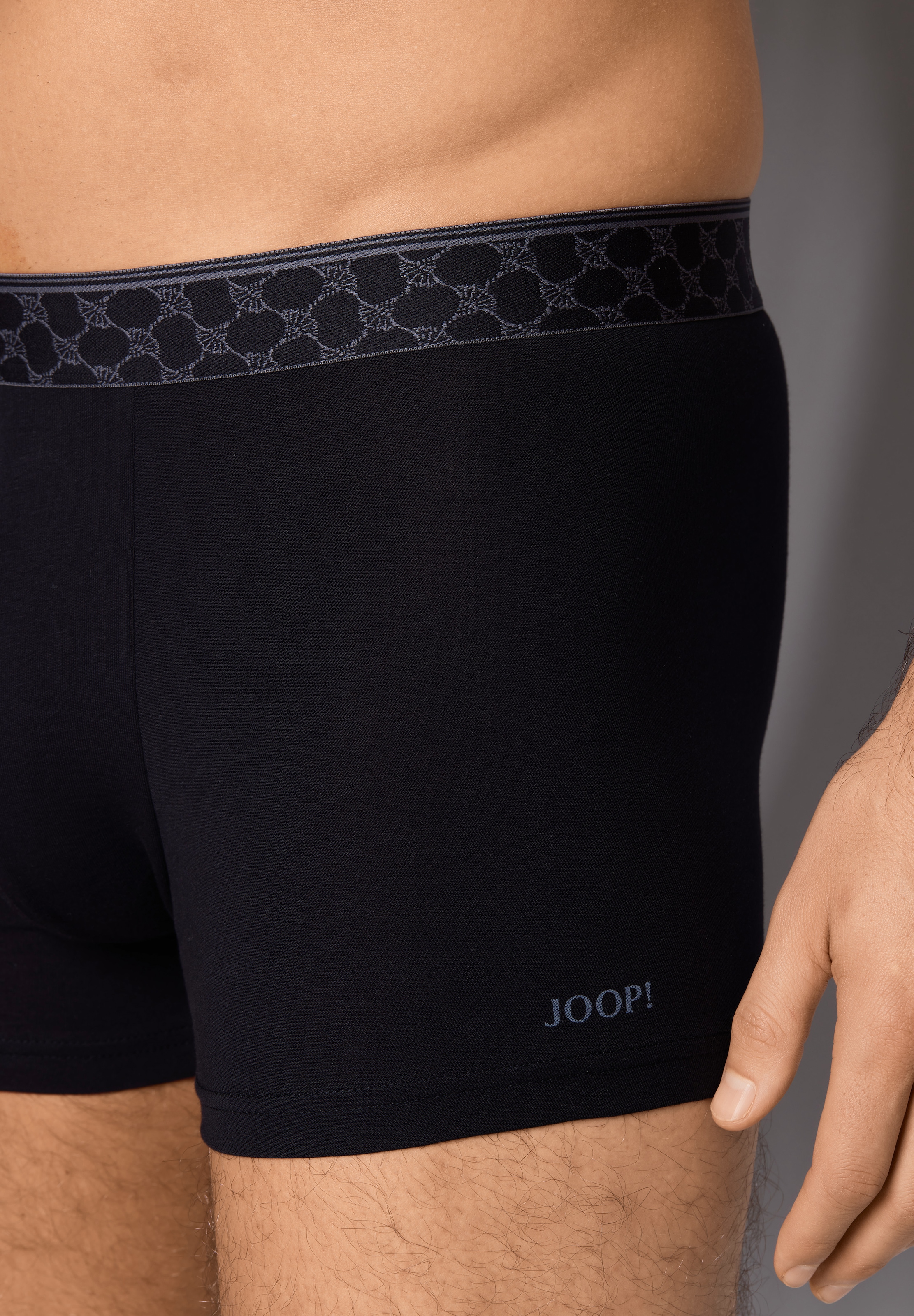 JOOP! Boxers »Everyday« 3er Pack,  ohne Eingriff, Cornflower-Logobund, Baumwollmix