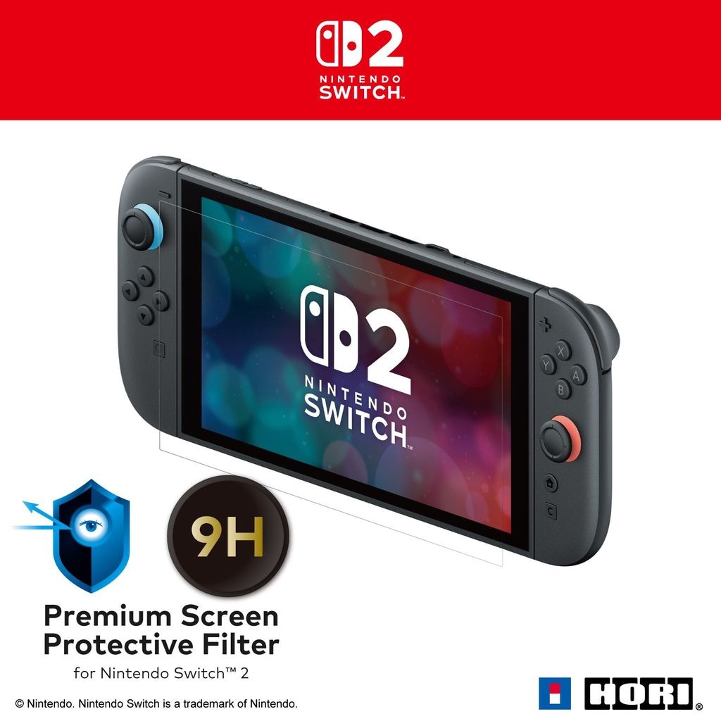 Hori Displayschutzfolie »Premium-Displayschutzfolie für Switch 2« für Nintendo Switch 2