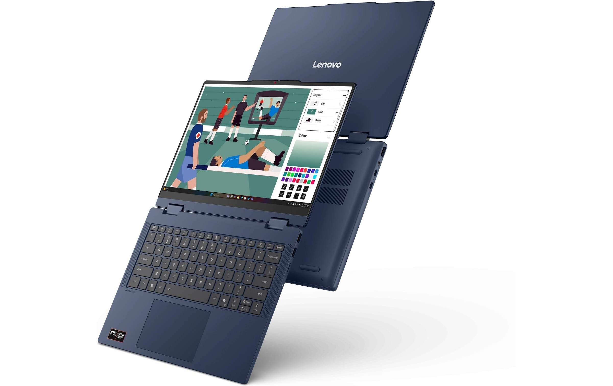 Lenovo Notebook »IdeaPad 5 2-in-1 14AGP11 Copilot+ PC (AMD)« / 14 ″ AMD Ryzen™ AI 7 Integrierte NPU (Neural Processing Unit)