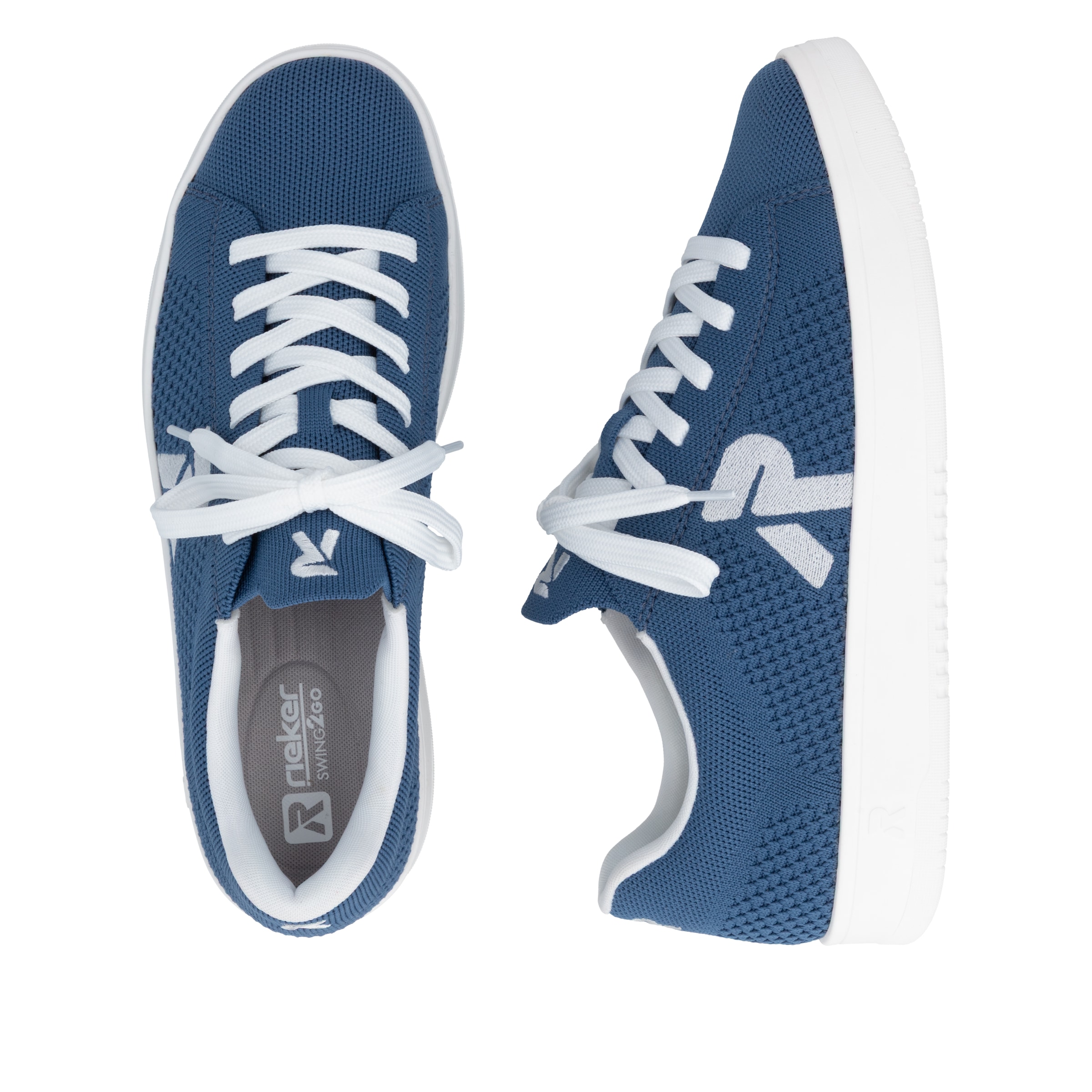 RIEKER Sport Baskets slip-on »Swing2GO«  chaussure à enfiler, sneaker décontracté avec laçage appliqué