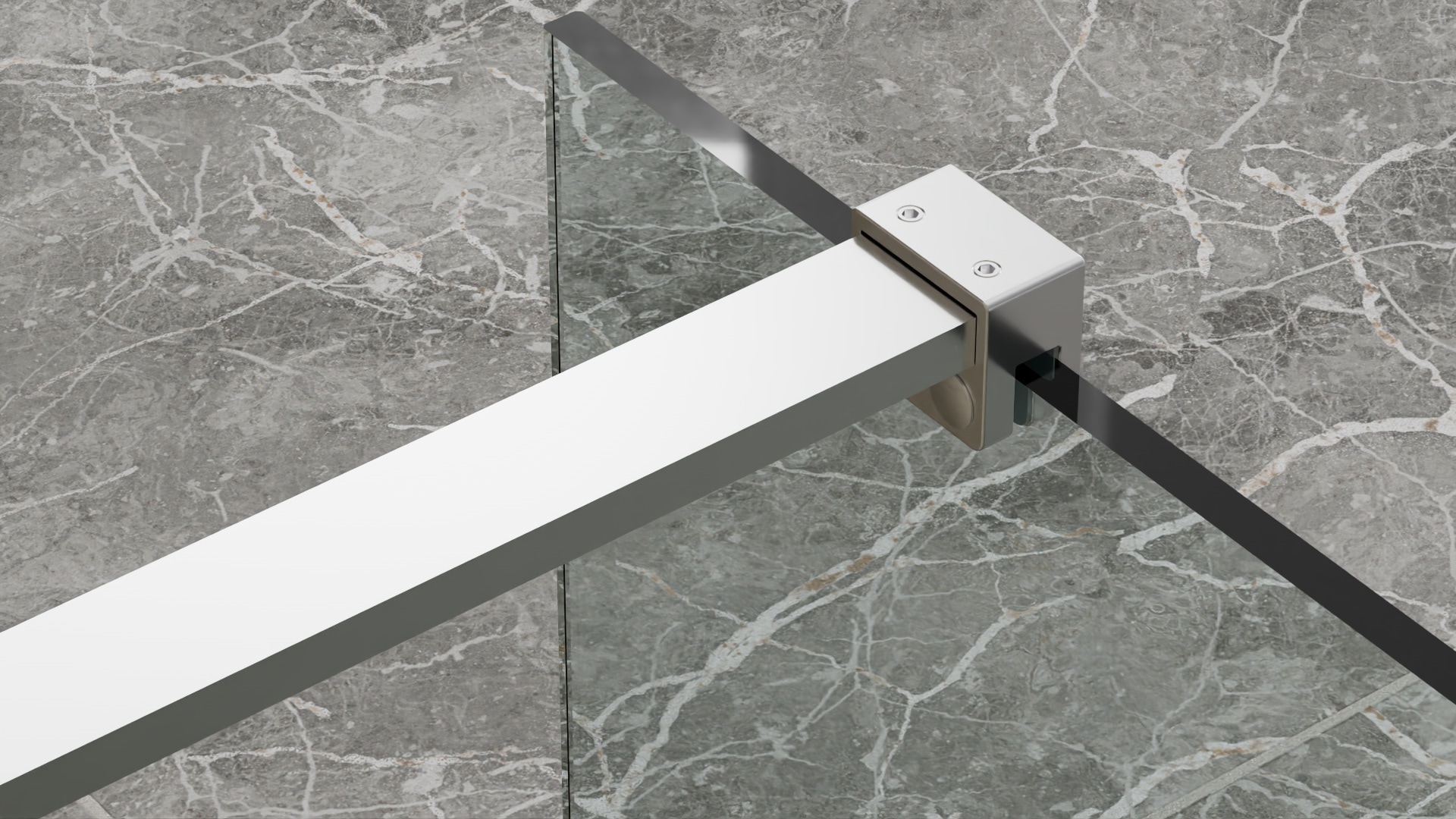 welltime Walk-in-Dusche »Walk-In Trento Deluxe« 1 Stk. tlg. 8mm ESG und Antikalkversiegelung