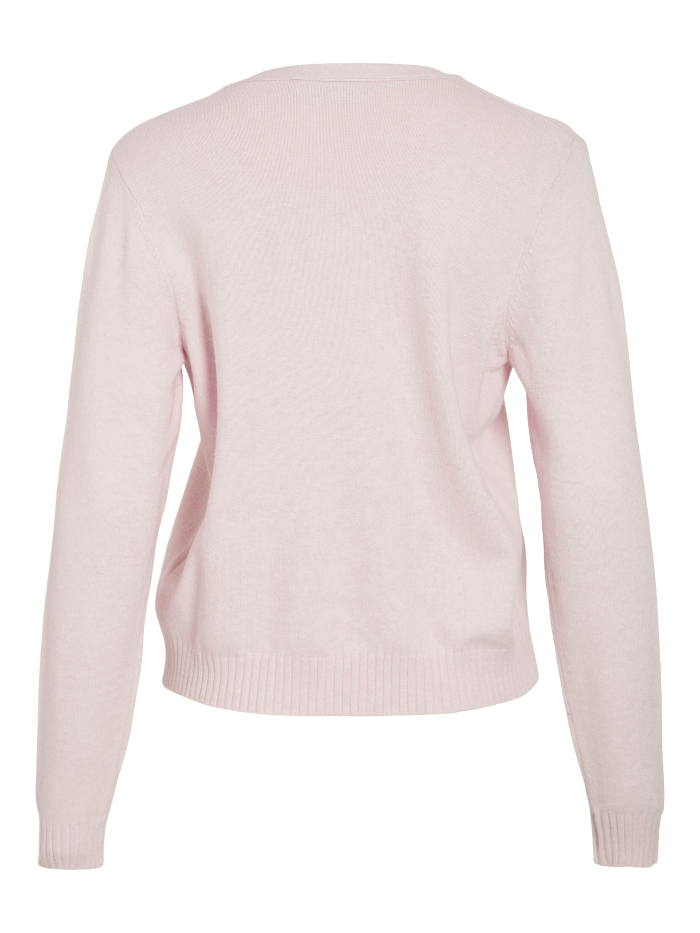 Vila Cardigan »VIRIL SHORT L/S KNIT CARDIGAN-NOOS« Materialmix, regular fit