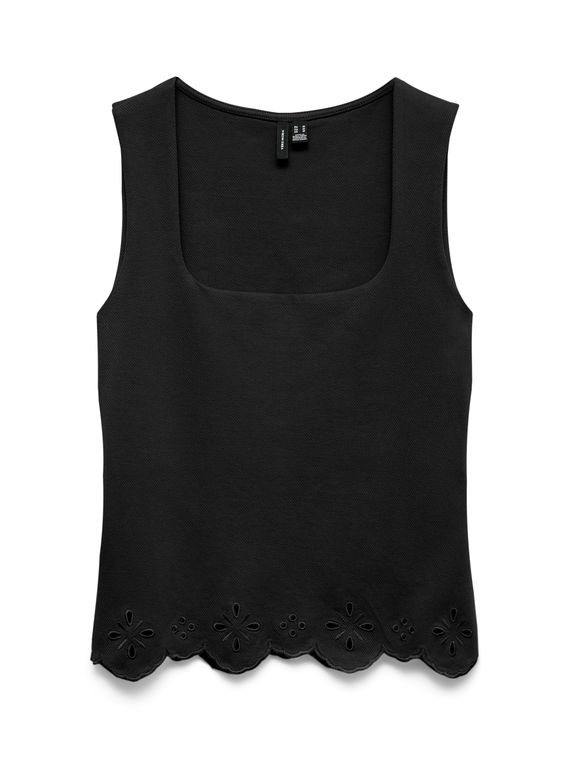 Vero Moda Top en dentelle »VMLOUISE SL SQUARE NECK TOP JRS« coton, coupe régulière