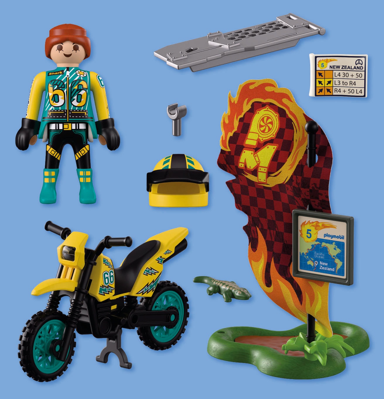 Playmobil® Jeu de construction »Offroad Motorrad (72065), City Action« Made in Europe