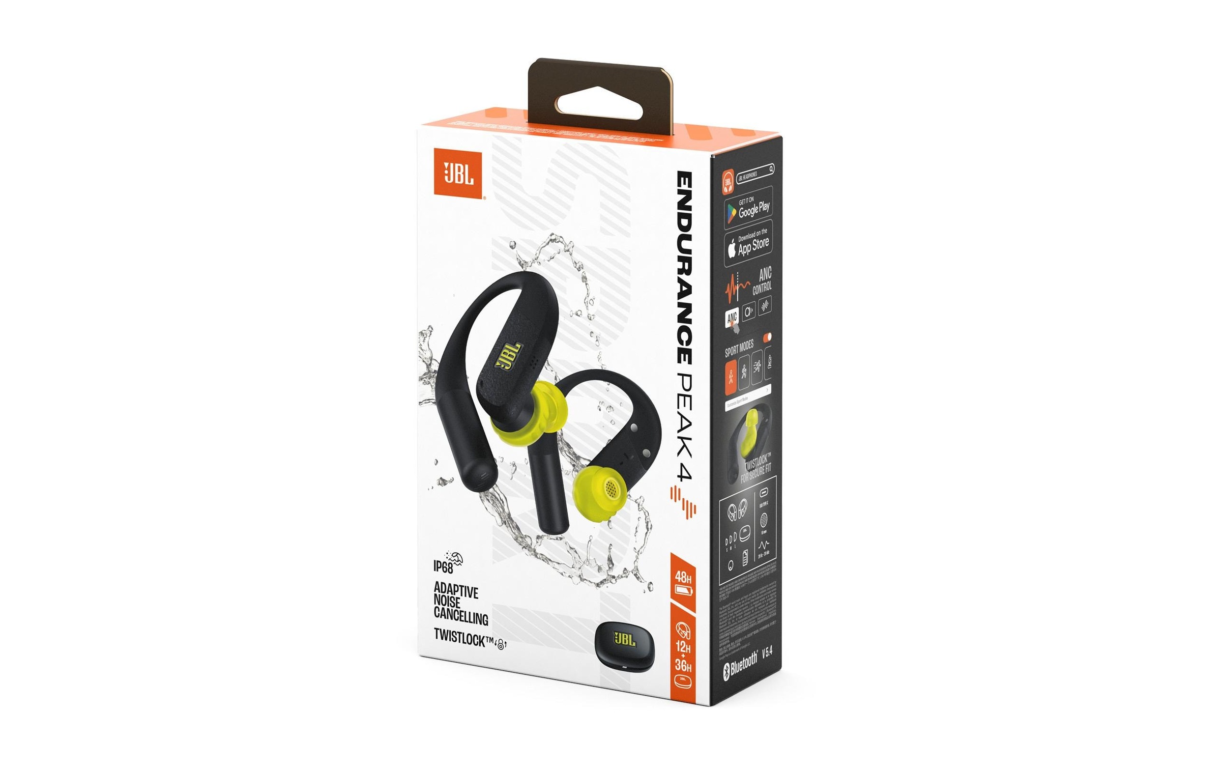 iRobot Écouteurs intra-auriculaires sans fil »Endurance PEAK 4« Active Noise Cancelling (ANC) | connexion multipoint | fonction mains libres écouteurs True Wireless de sport