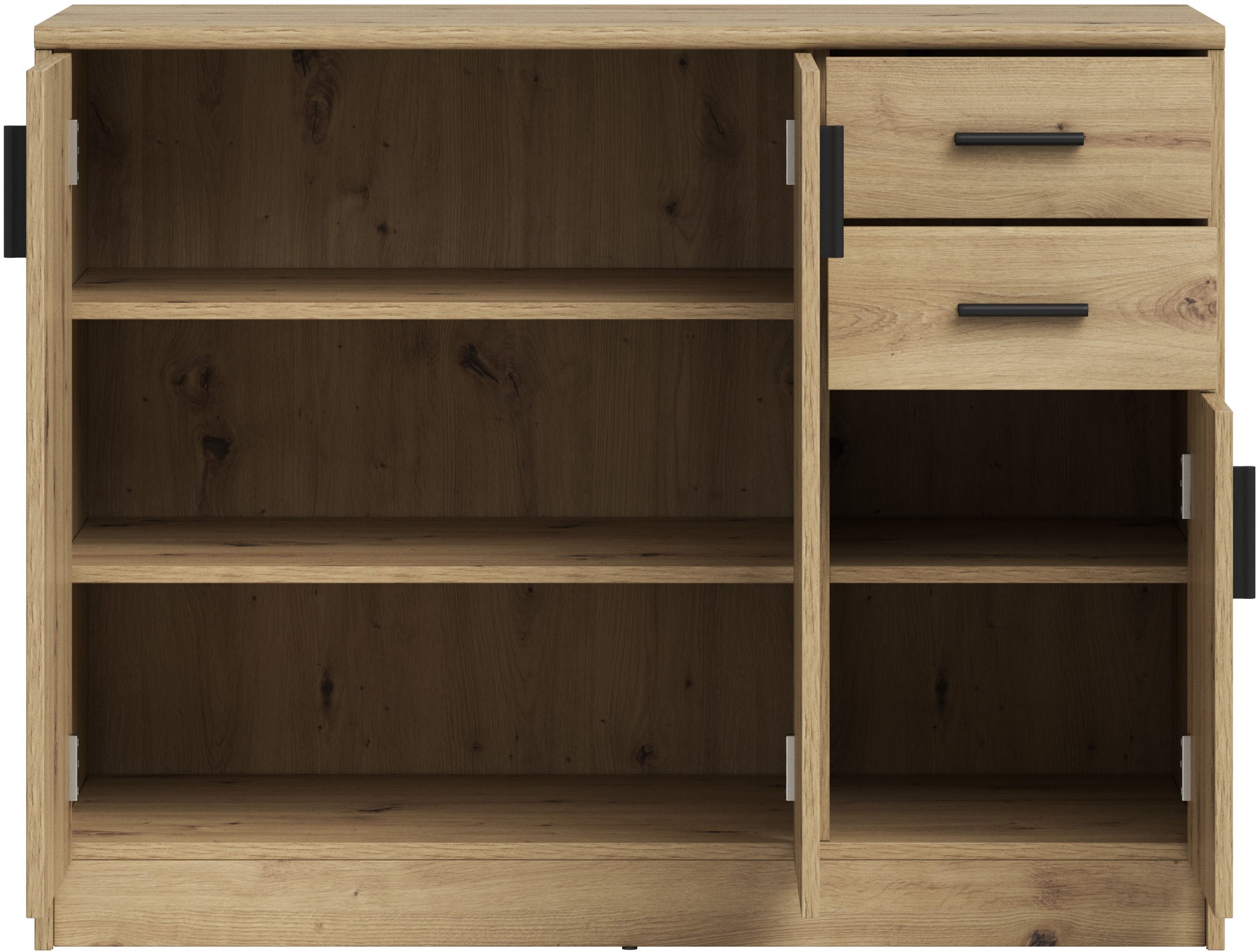 HBZ Sideboard »Nelly Kommode, BxHxT 109x86x50cm« 1 cuis tlg. Breite 109cm, Einlegeböden verstellbar, foliert