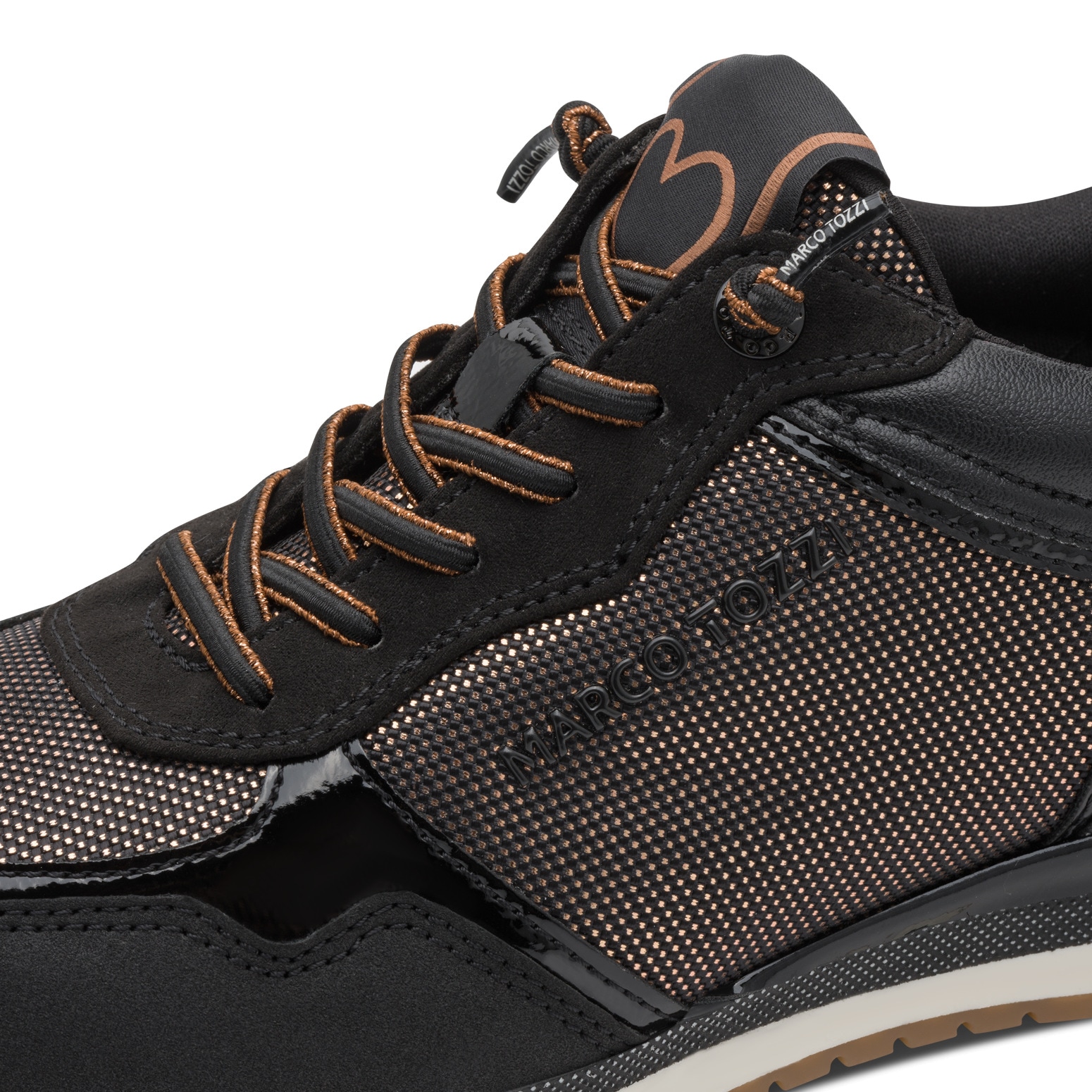 MARCO TOZZI Baskets slip-on  chaussure décontractée, chaussure basse, à lacets avec équipement Feel Me