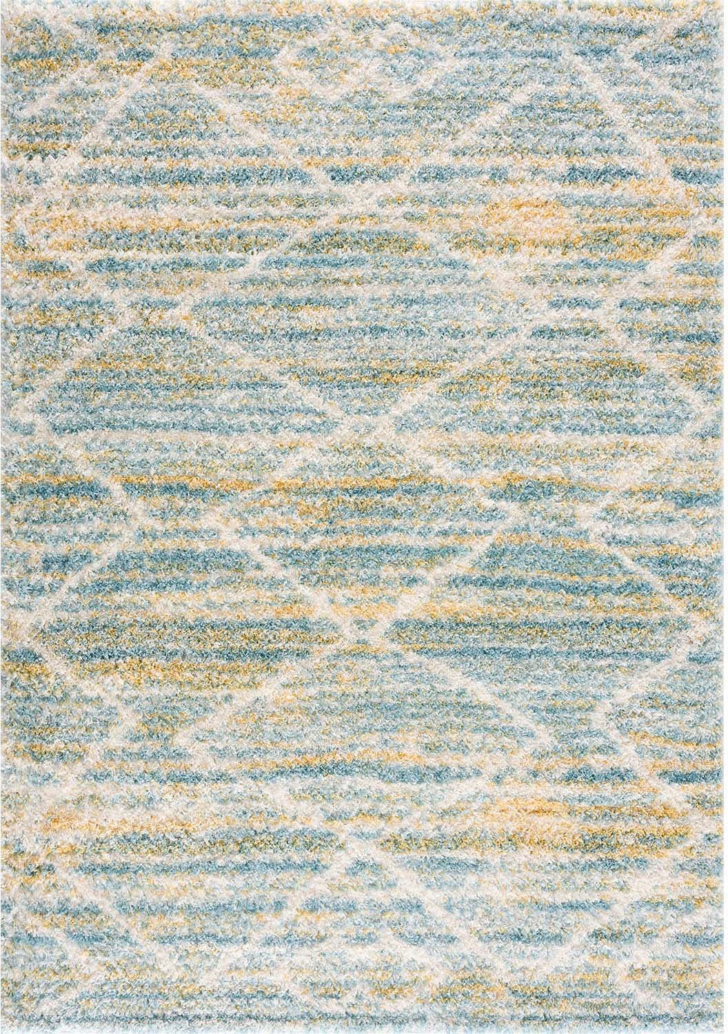 Carpet City Hochflor-Teppich »Pulpy 557« rechteckig 30 mm Höhe besonders weich, Ethno Look, ideal für Wohnzimmer & Schlafzimmer