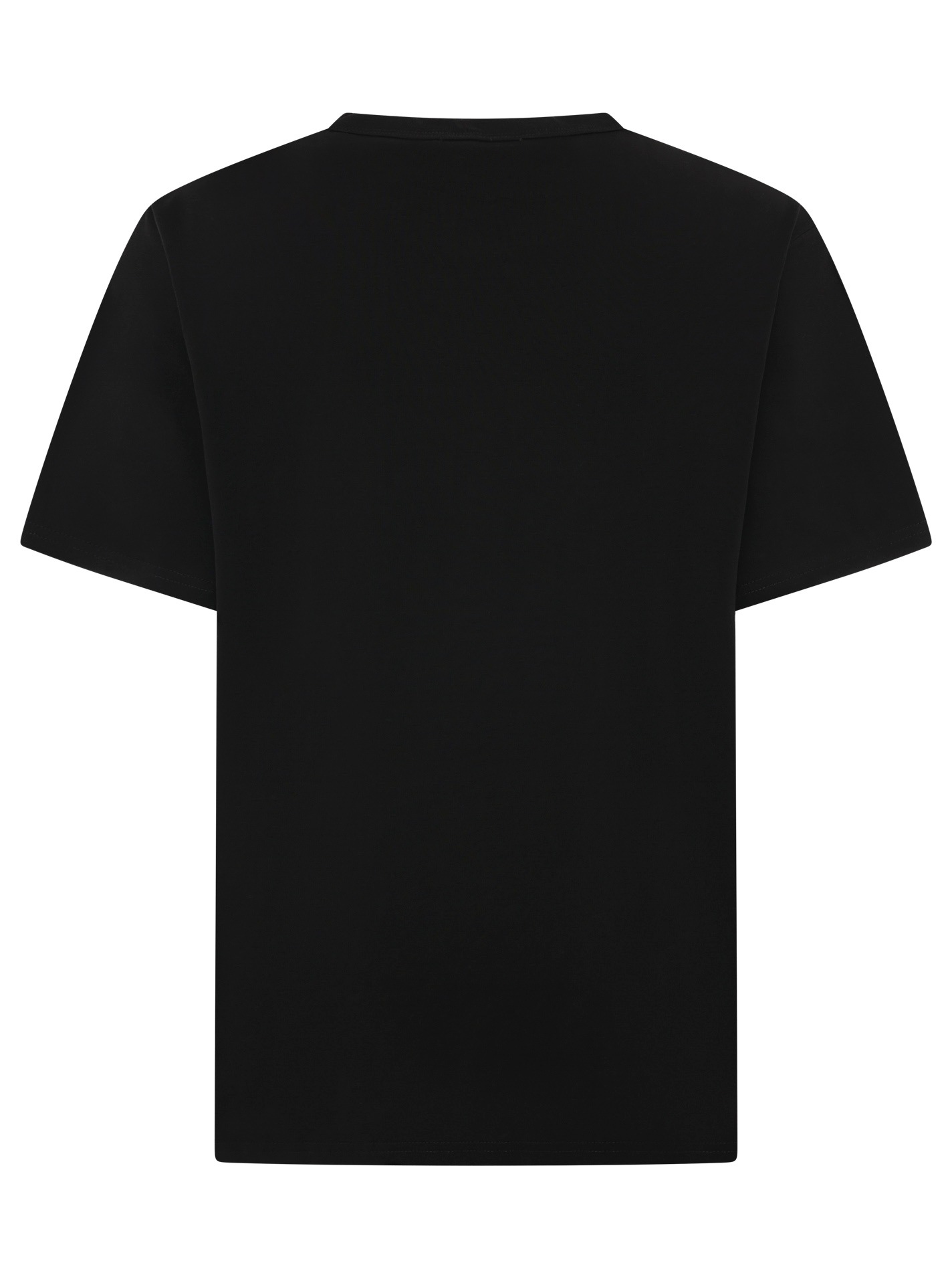 Zwillingsherz T-shirt »"Wild Wild Wild"« grosser, gestickter Schriftzug mit Leomuster, Rundhals