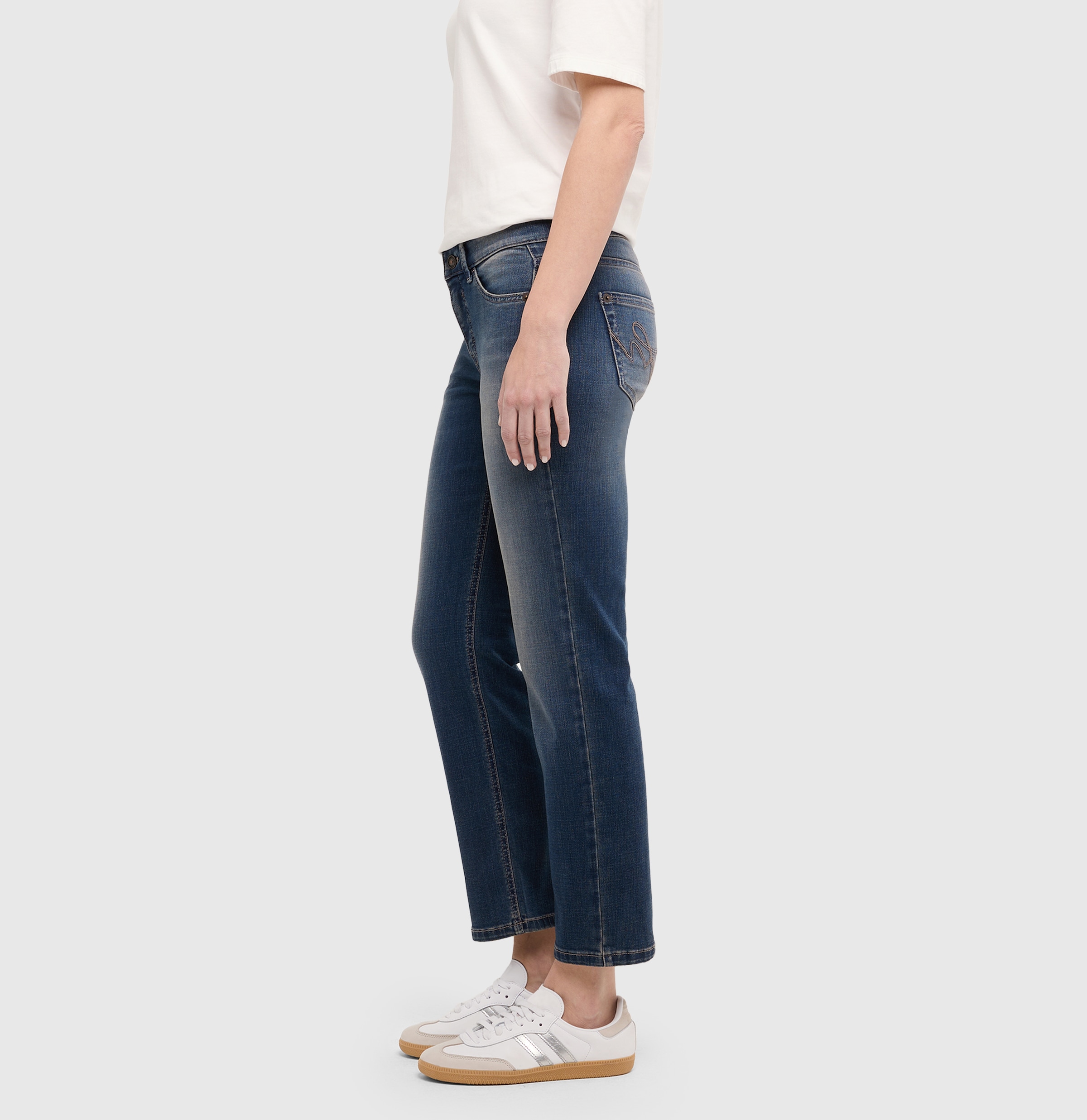 MAC Jeans slim »CARRIE straight« denim respirant toute l'année