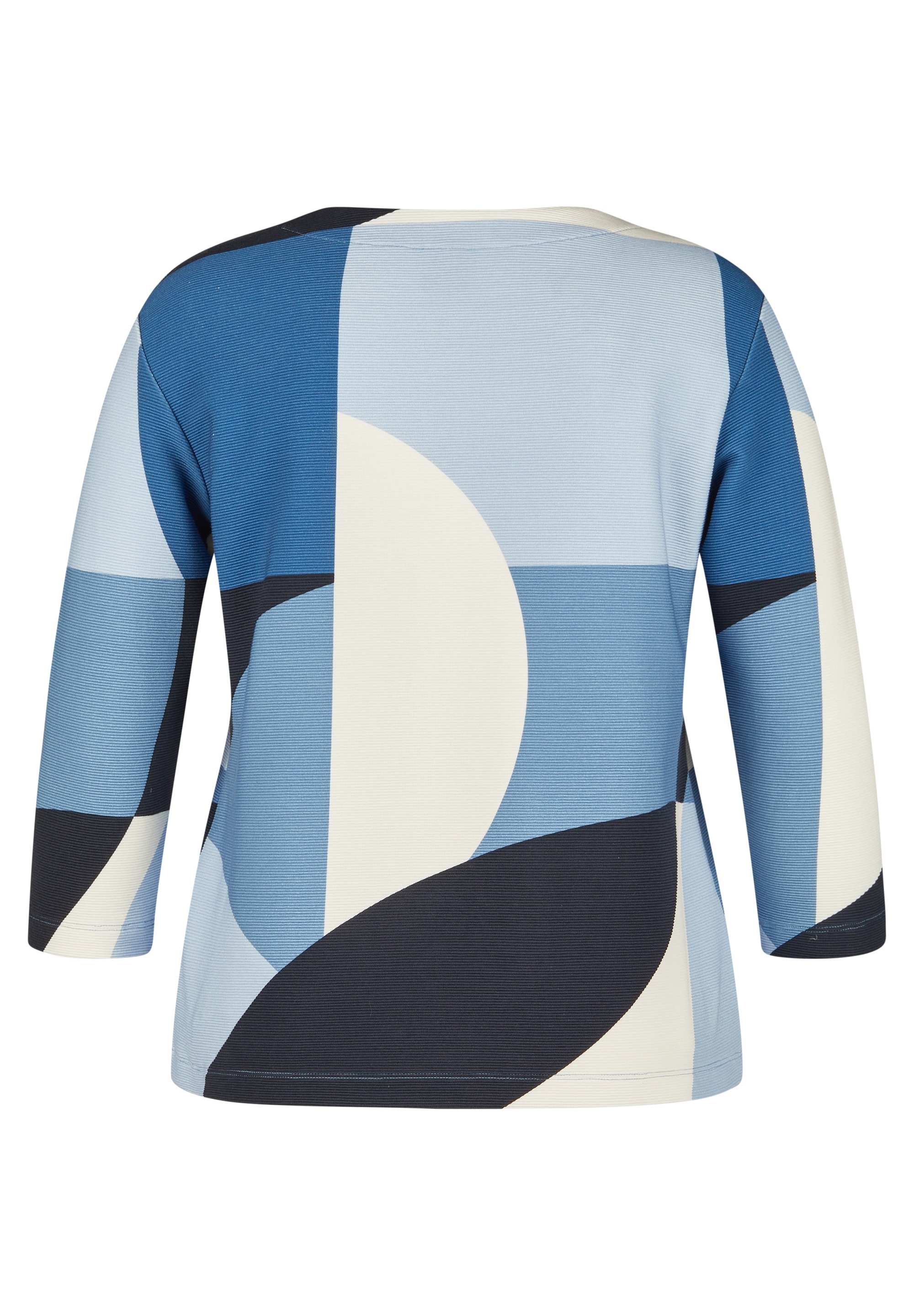 Rabe T-shirt à manches 3/4 Sommershirt mit All-Over Print und Gflitzersteinen