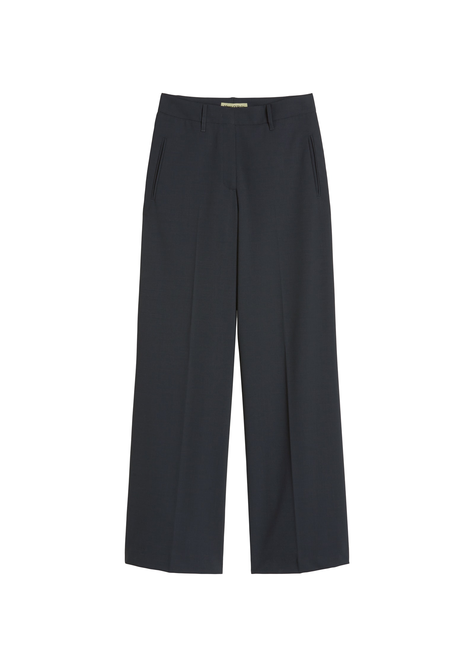 Marc O'Polo Pantalon de costume »DFB Travel Collection«  en Wool-Stretch, hauteur de taille normale