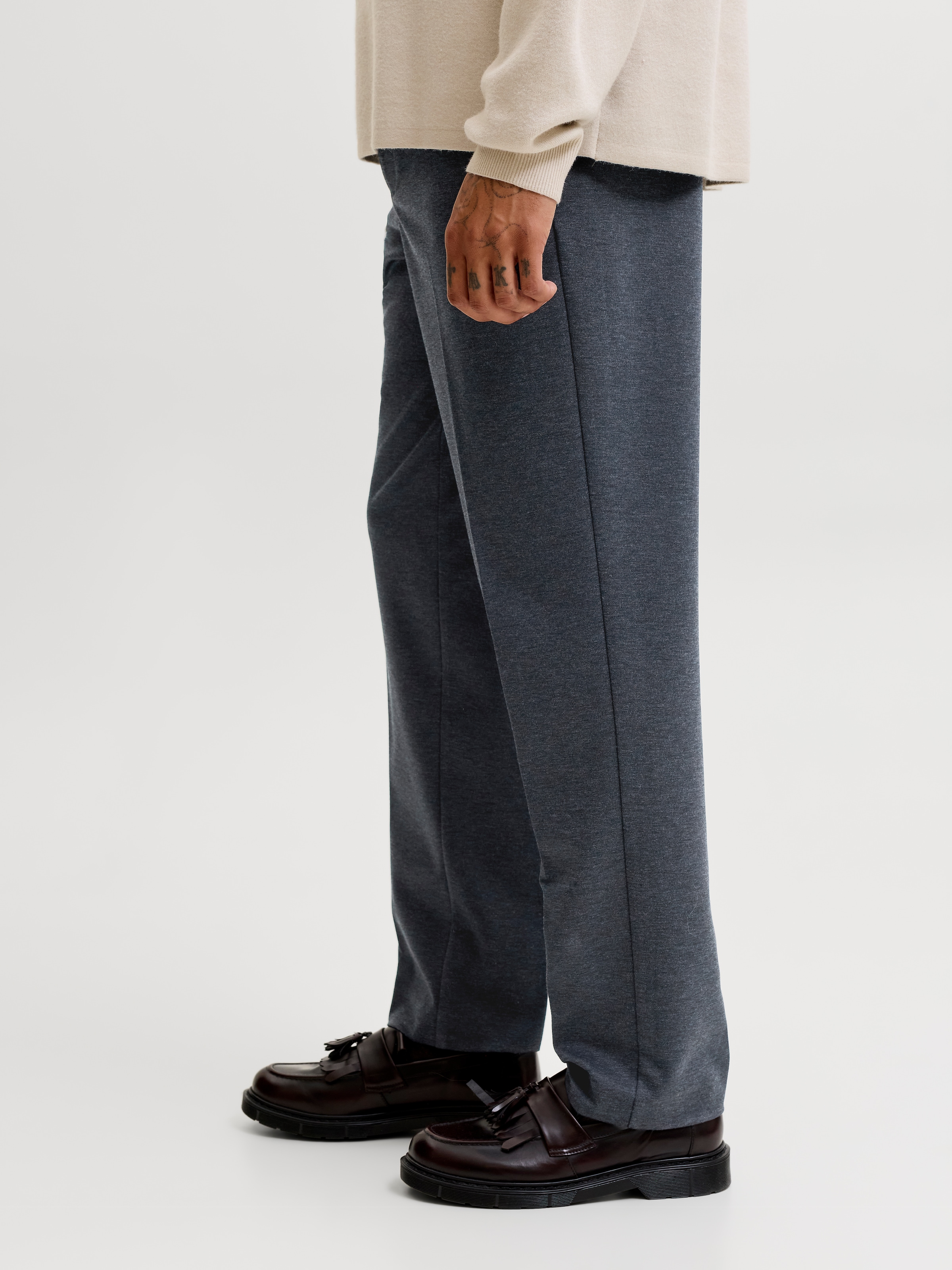 Jack & Jones Pantalon en tissu »JPRMARTIN JERSEY TROUSER SN«  Mélange de matières, coupe slim