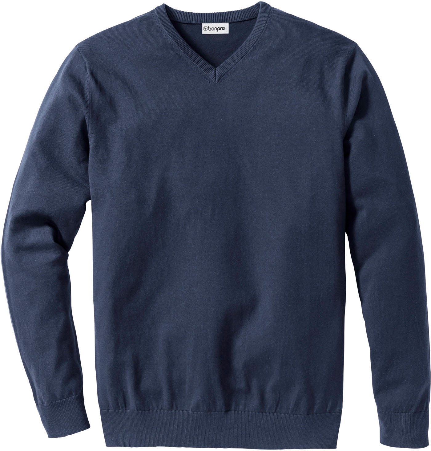 bonprix Pull en tricot »Feinstrickpullover in Regular Fit« aus Feinstrickmaterial, mit V-Ausschnitt, Regular Fit