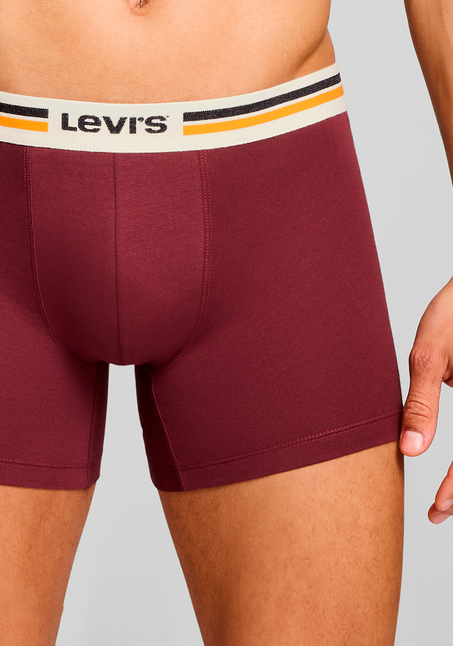 Levi's® Boxers »LEVIS MEN PL SPW LOGO BOXER BRIEF ORG 2P« 2er Pack,  mit breitem Logobund