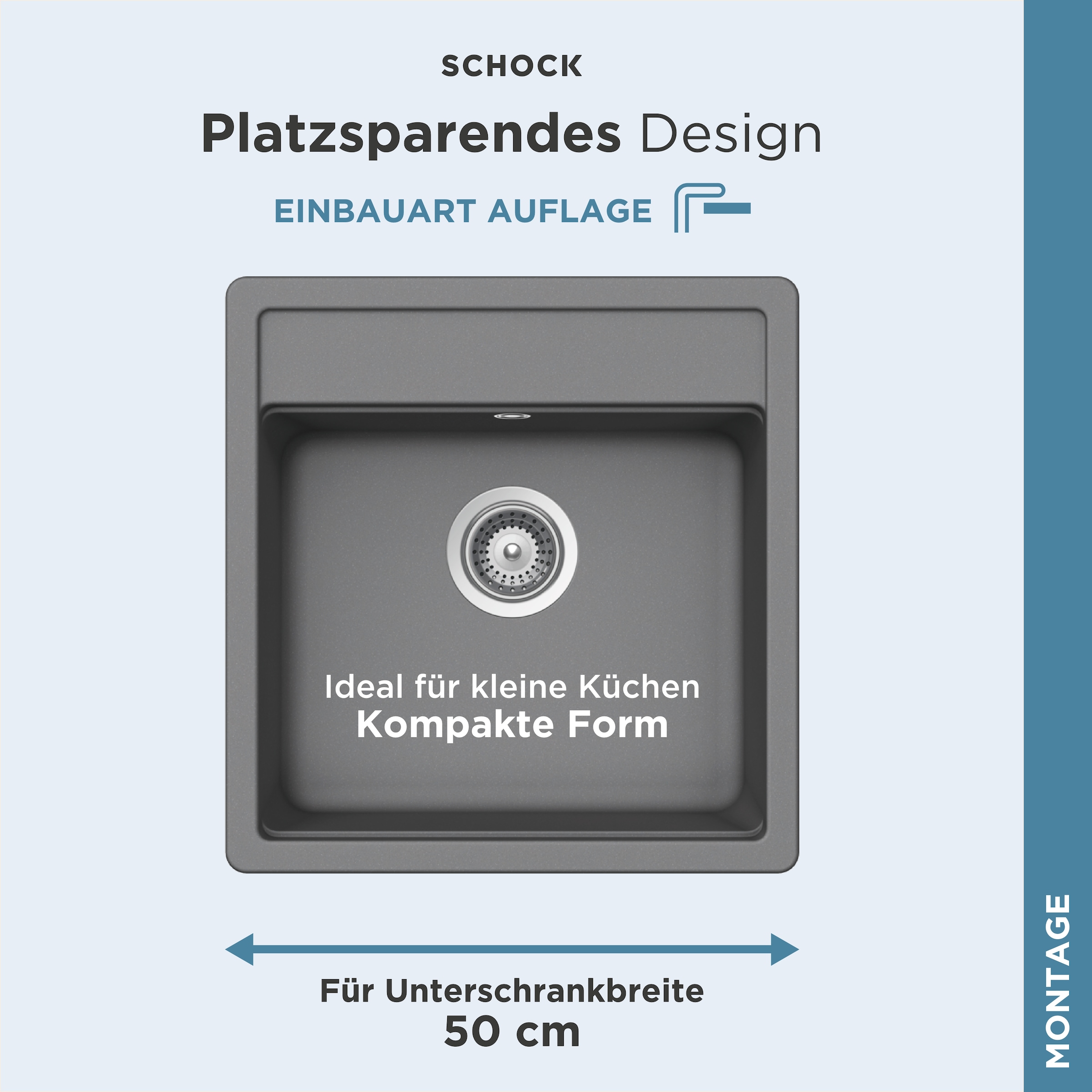 Schock Évier en granit »Oslo«