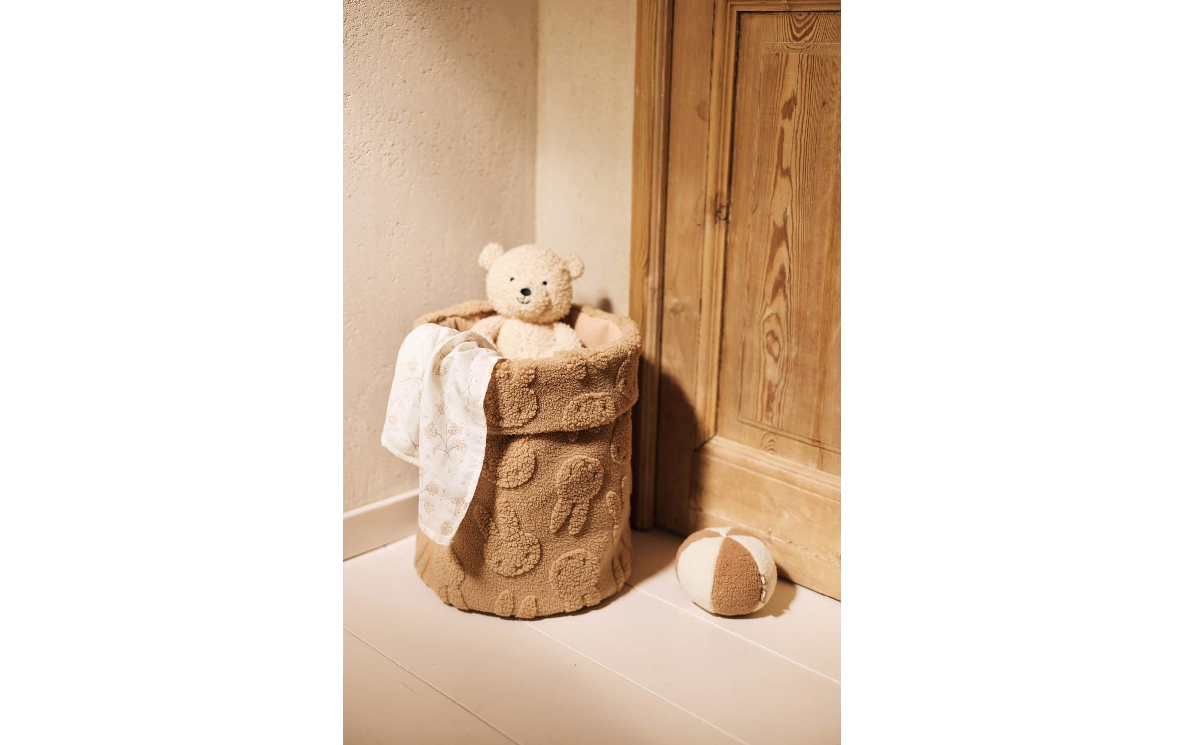 Jollein Panier de rangement »Miffy Teddy Biscuit« Praktischer Aufbewahrungskorb für Kinderzimmer