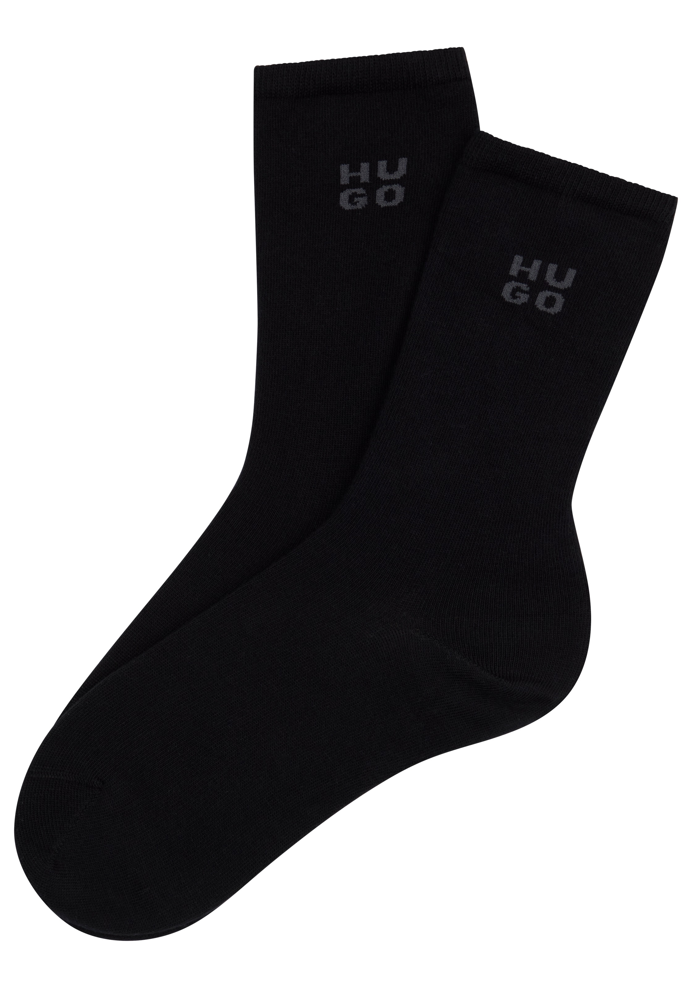 HUGO Underwear Socken »2P RS UNI LOGO CC« 2 Paar tlg. mit dezentem Logo, nahtlose Verarbeitung