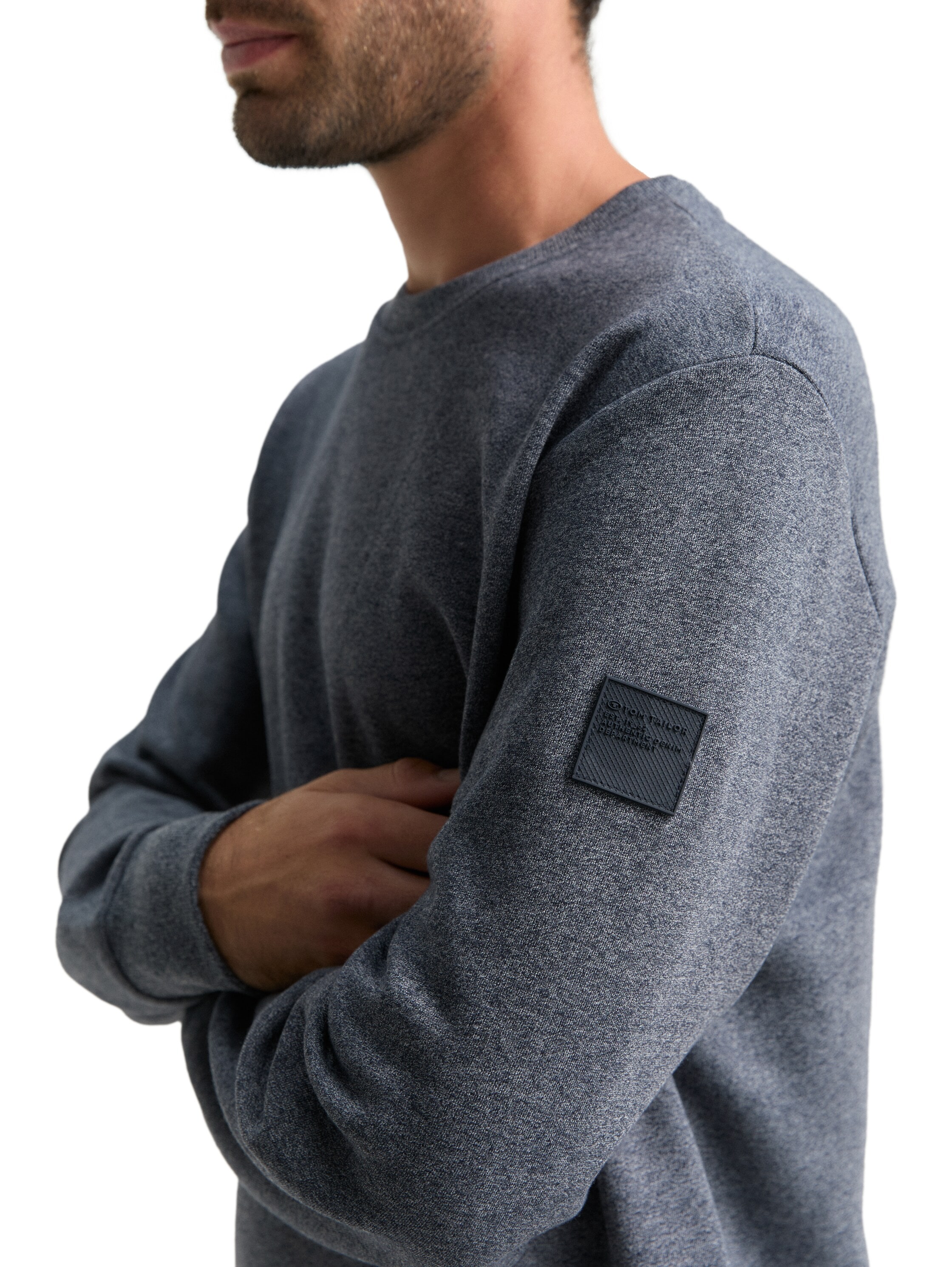 TOM TAILOR Sweatshirt , mit Logo Stickerei am Arm
