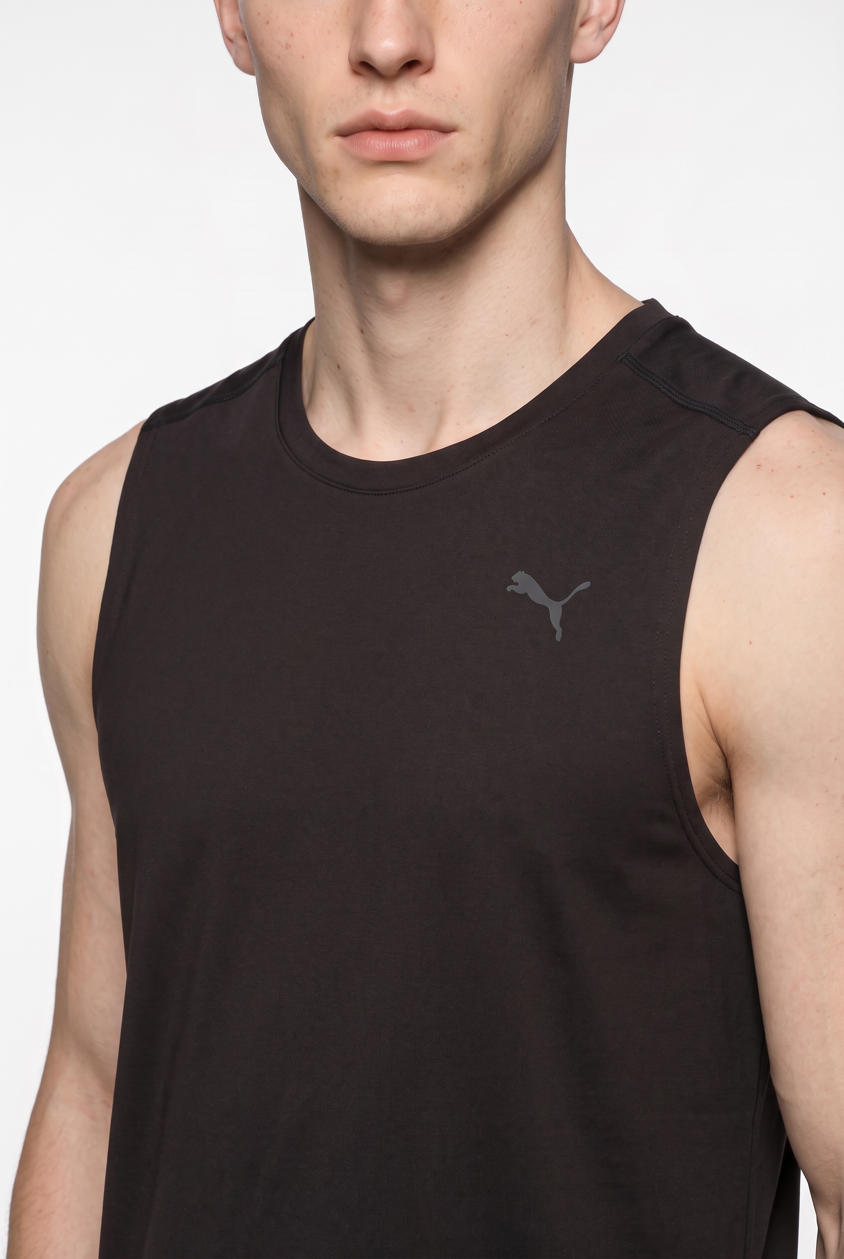 PUMA Débardeur »M PWRTRAIN SLEEVELESS TEE« débardeur d’entraînement, sans manches, col rond